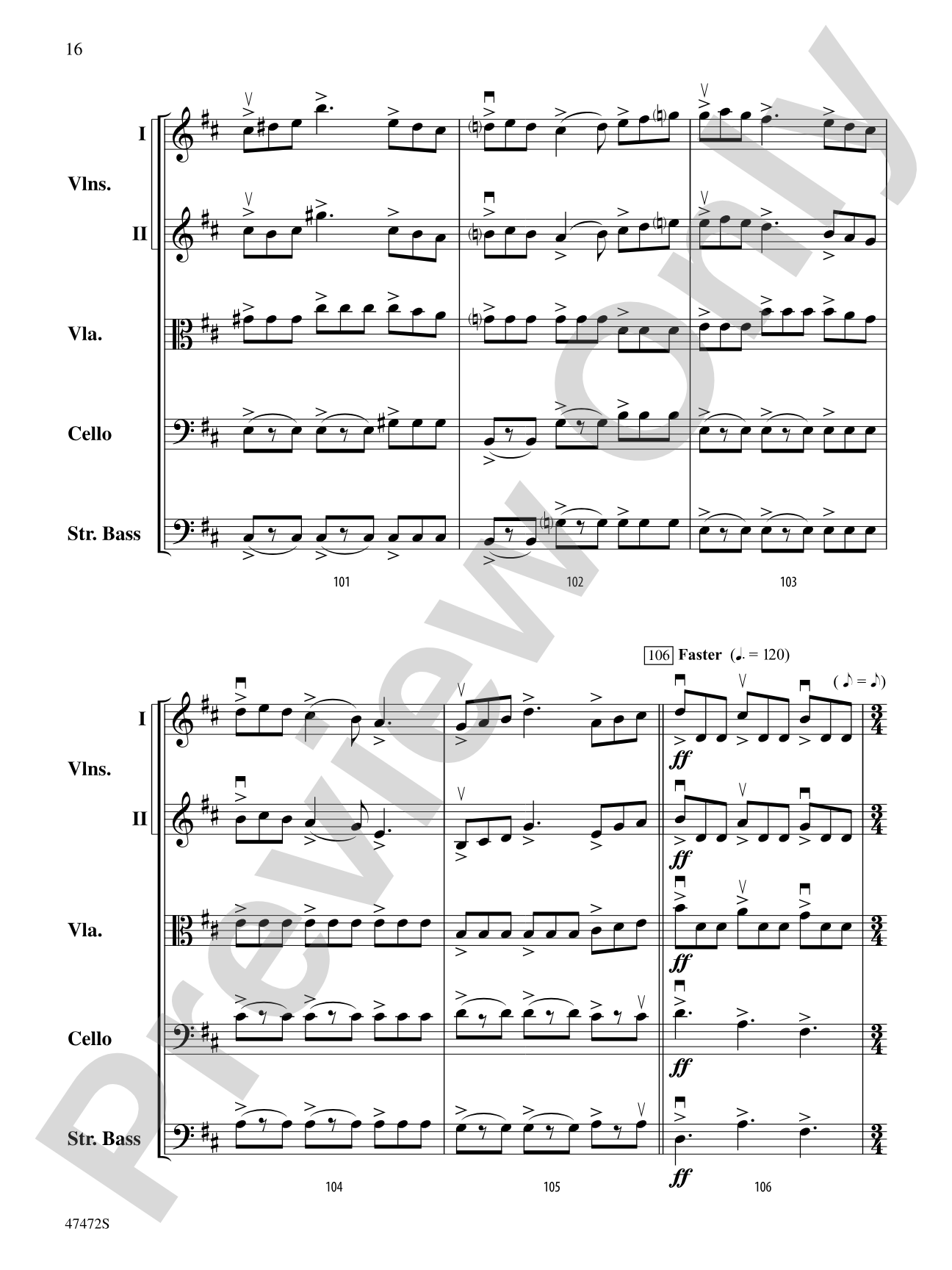 Legacy: String Orchestra Conductor Score & Parts