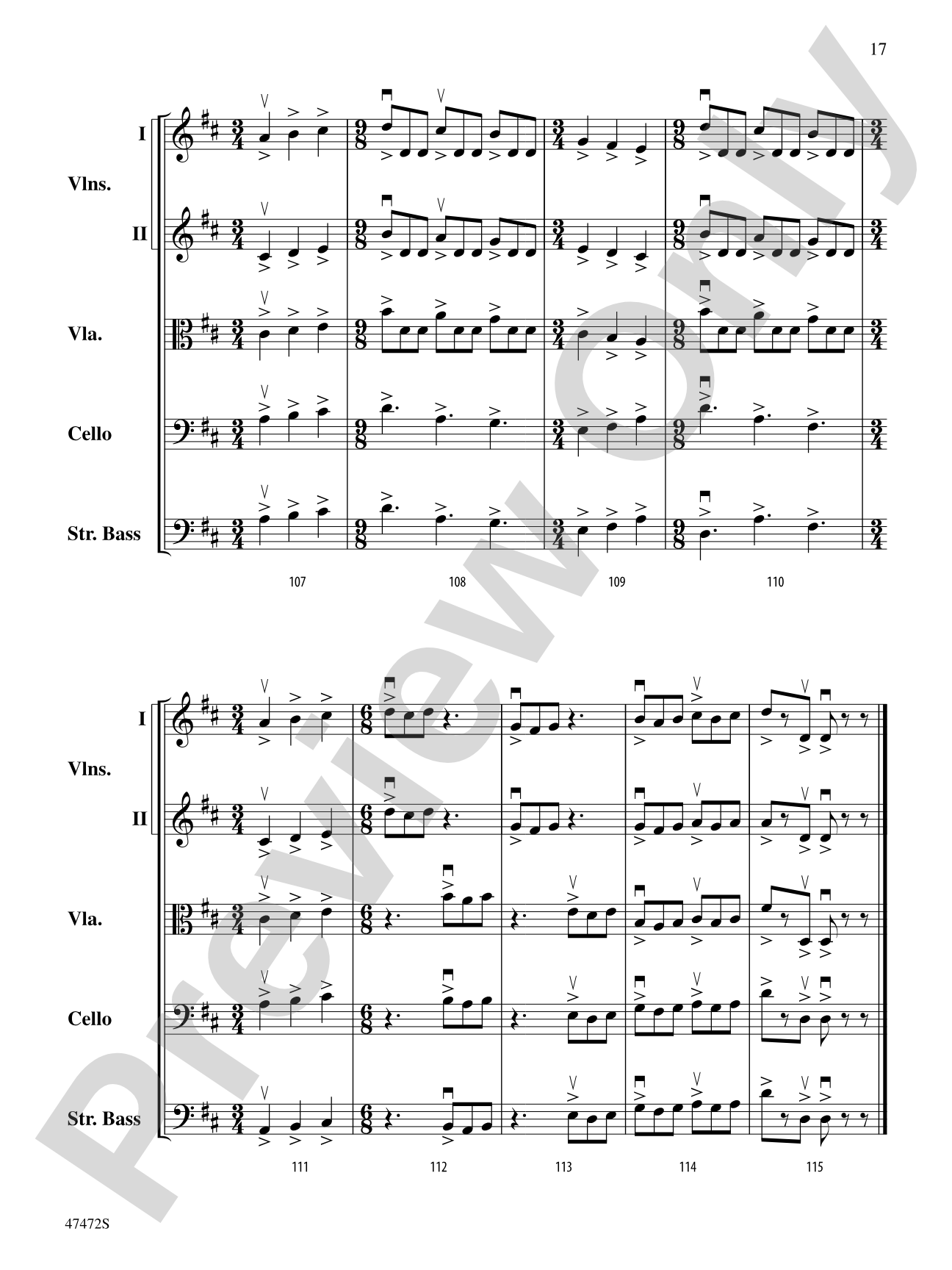 Legacy: String Orchestra Conductor Score & Parts