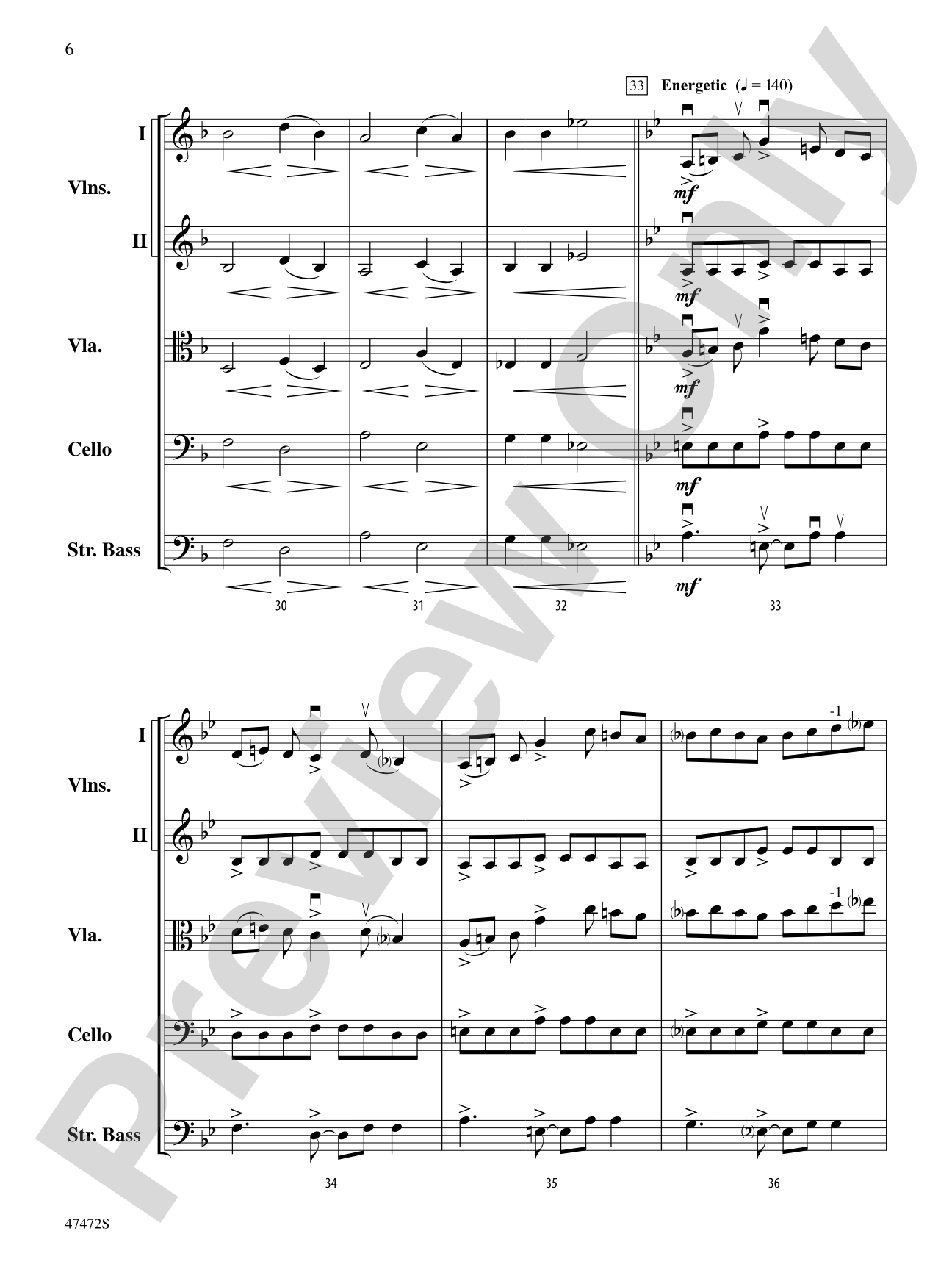 Legacy: String Orchestra Conductor Score & Parts