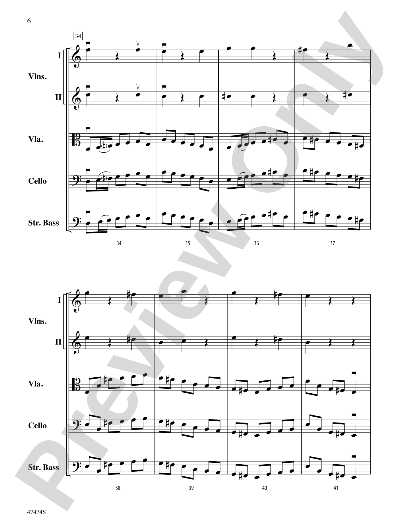 Fanfare, Fantasy, and Fugue: String Orchestra Conductor Score & Parts