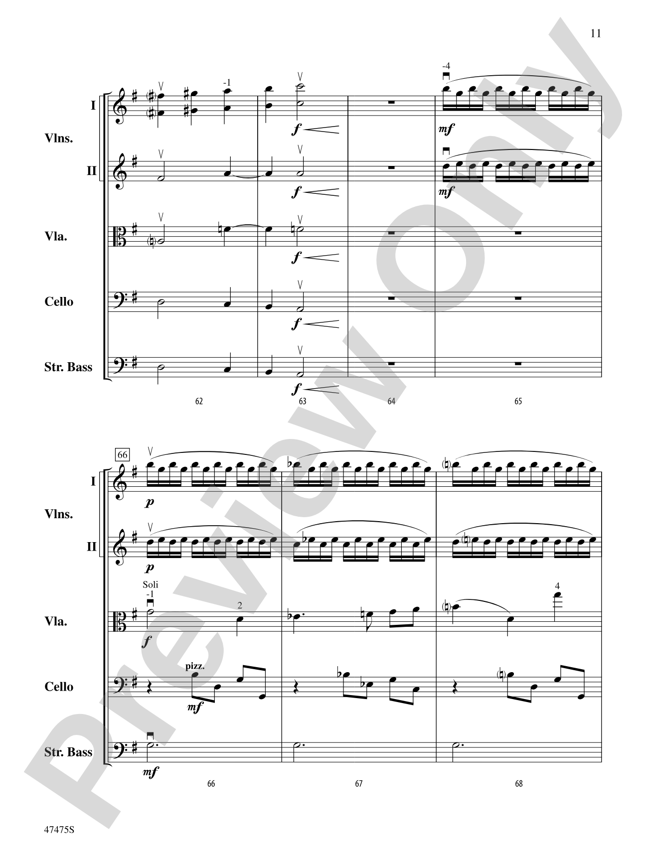 Zoom!: String Orchestra Conductor Score & Parts