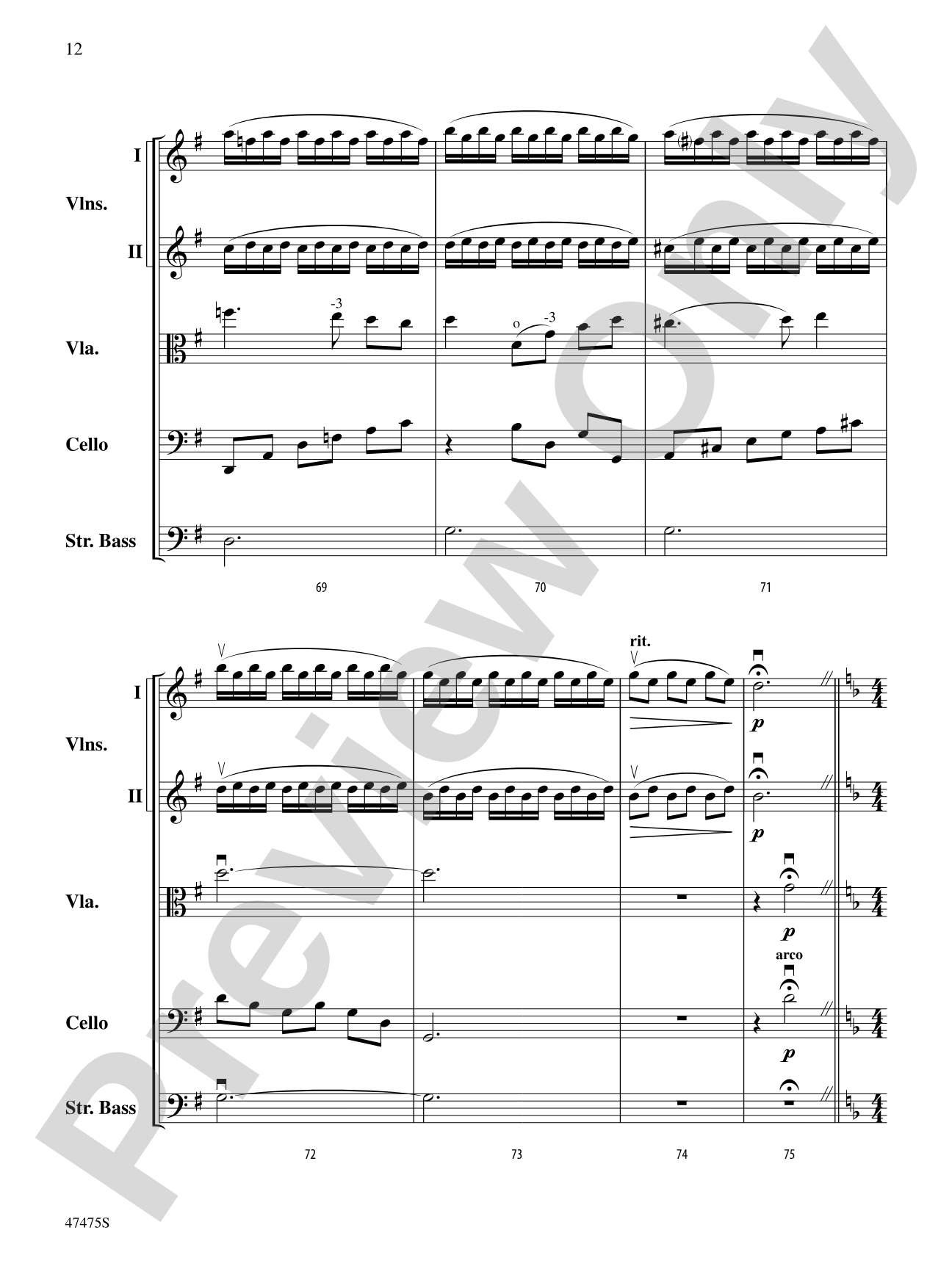 Zoom!: String Orchestra Conductor Score & Parts