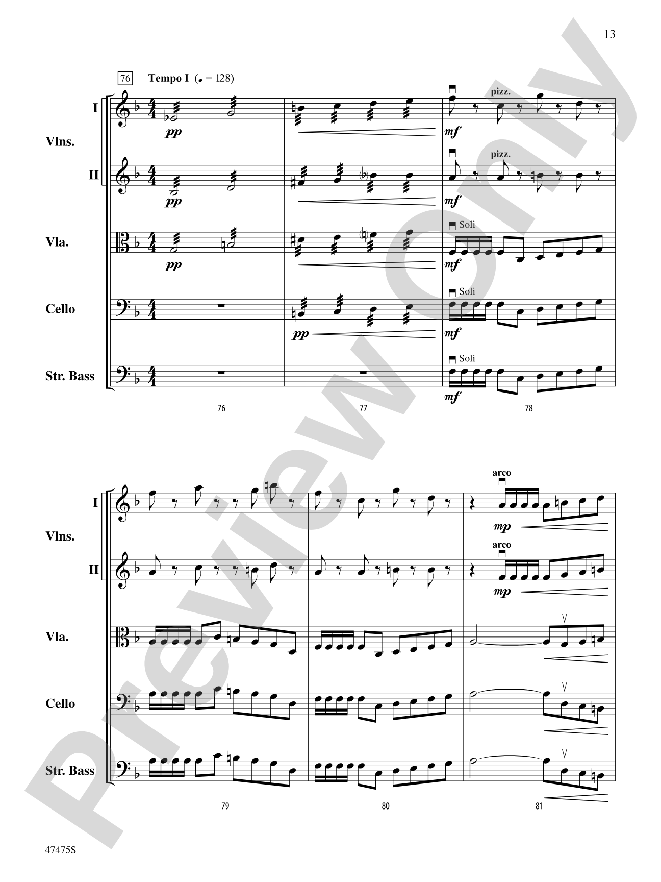 Zoom!: String Orchestra Conductor Score & Parts
