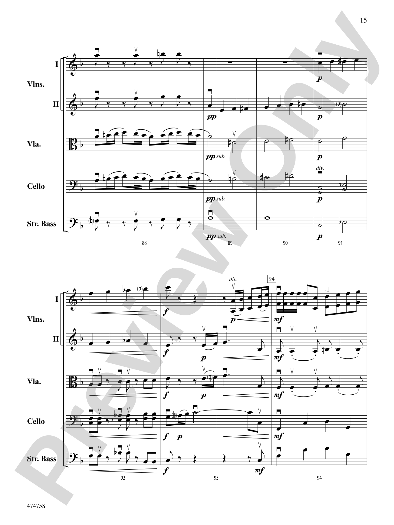 Zoom!: String Orchestra Conductor Score & Parts