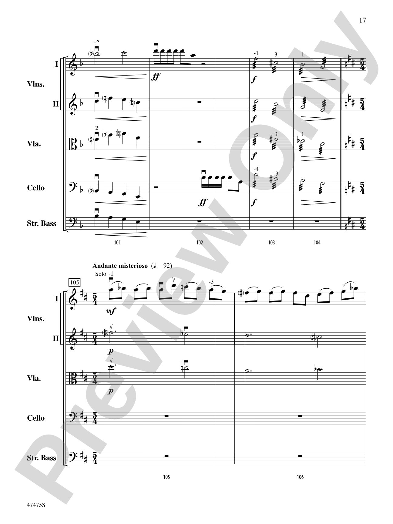 Zoom!: String Orchestra Conductor Score & Parts