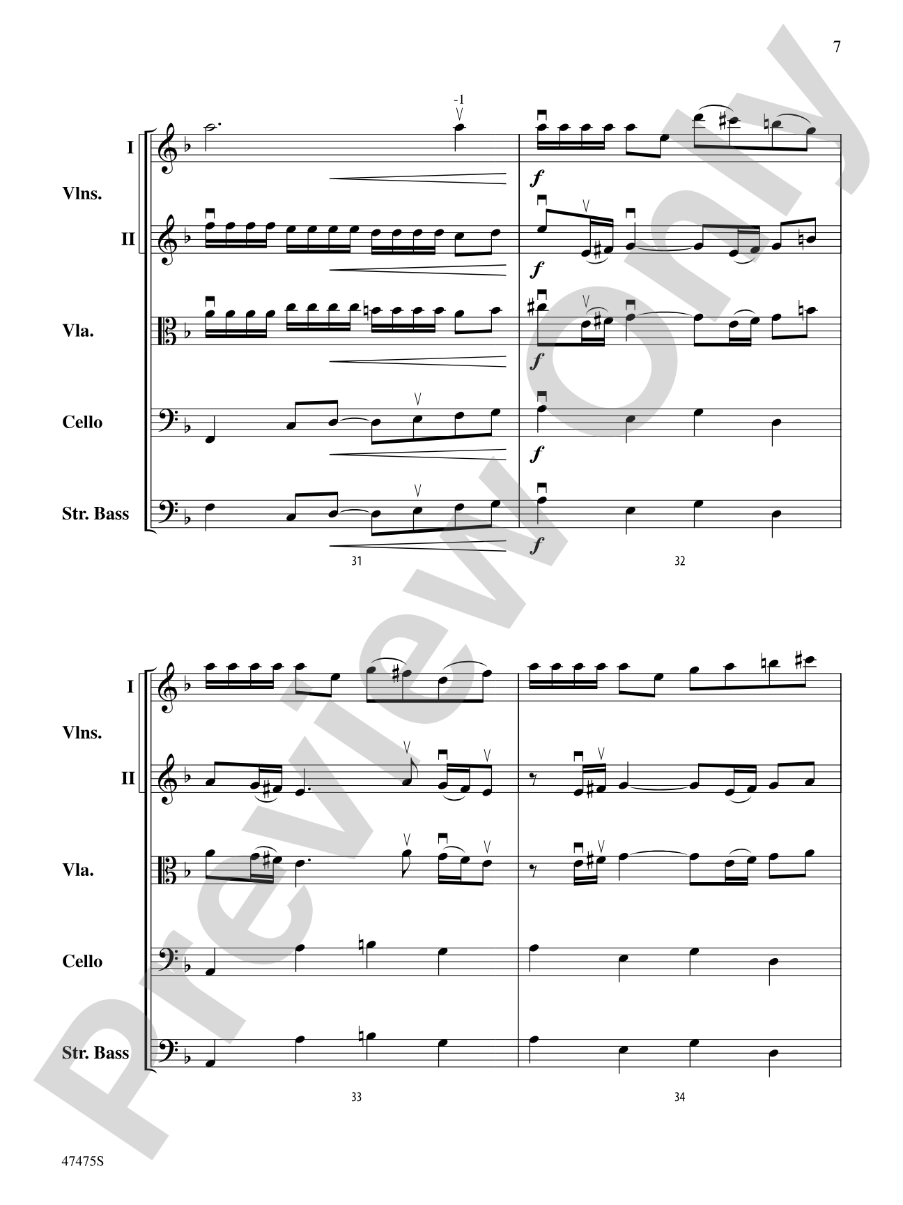 Zoom!: String Orchestra Conductor Score & Parts