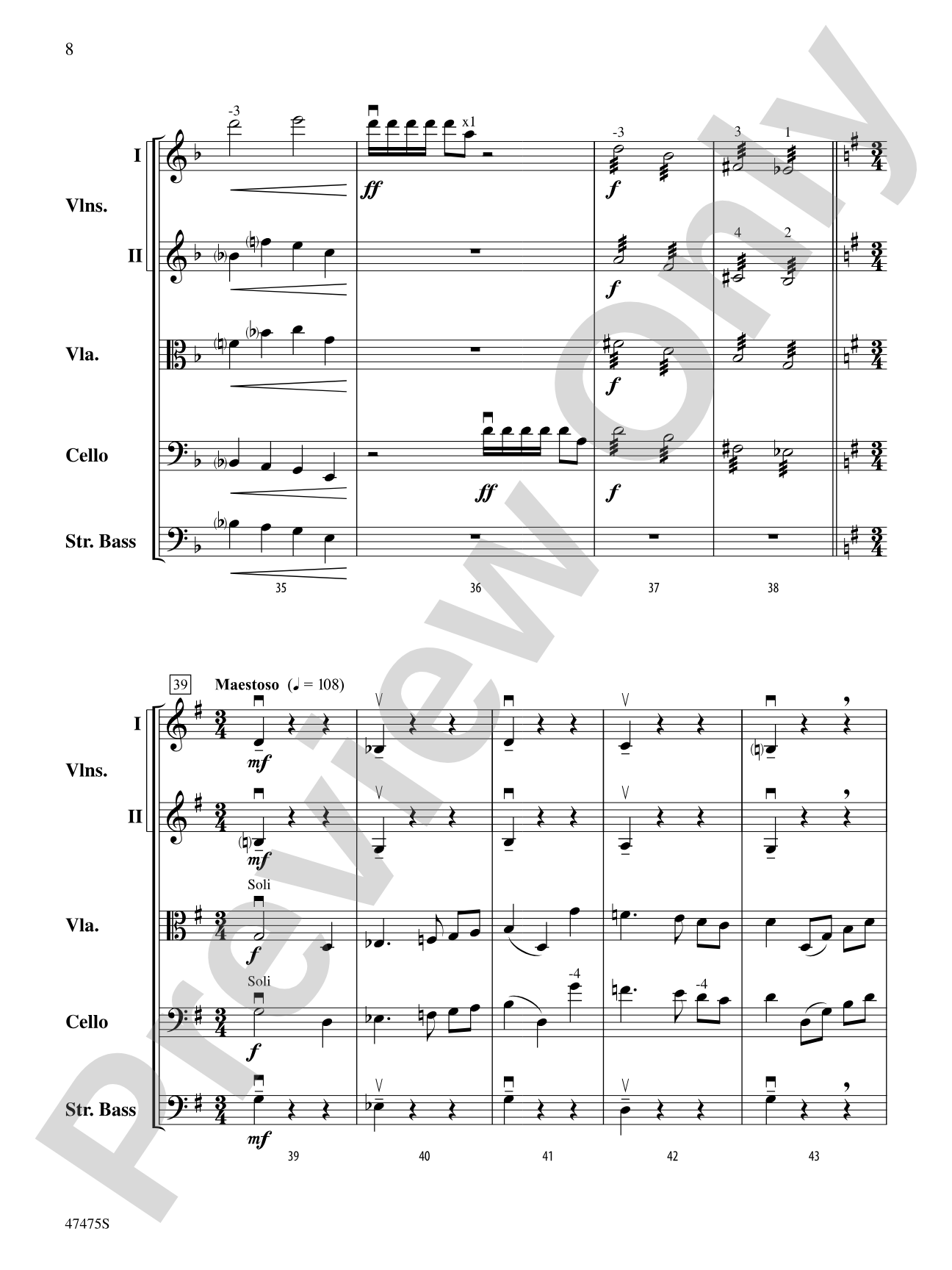 Zoom!: String Orchestra Conductor Score & Parts