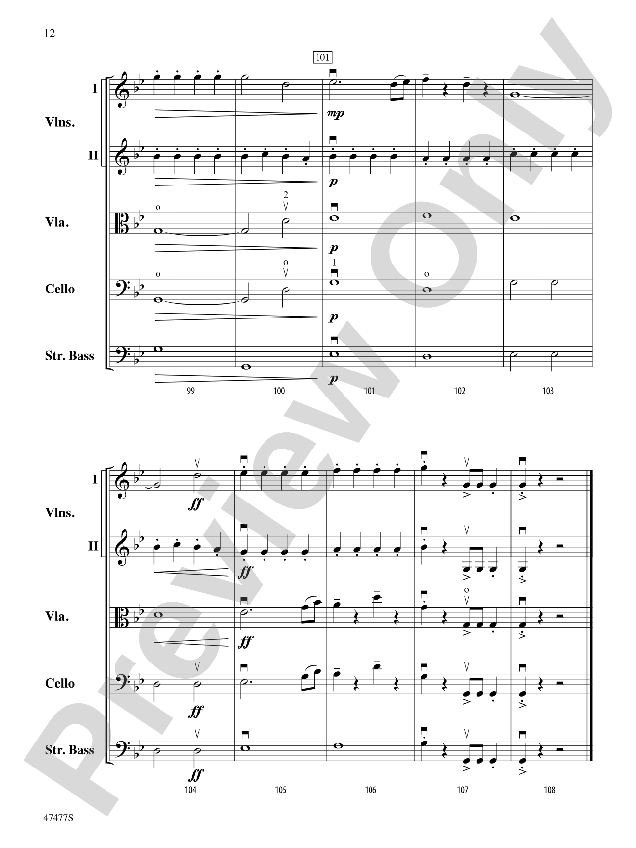 Rubicon: String Orchestra Conductor Score & Parts