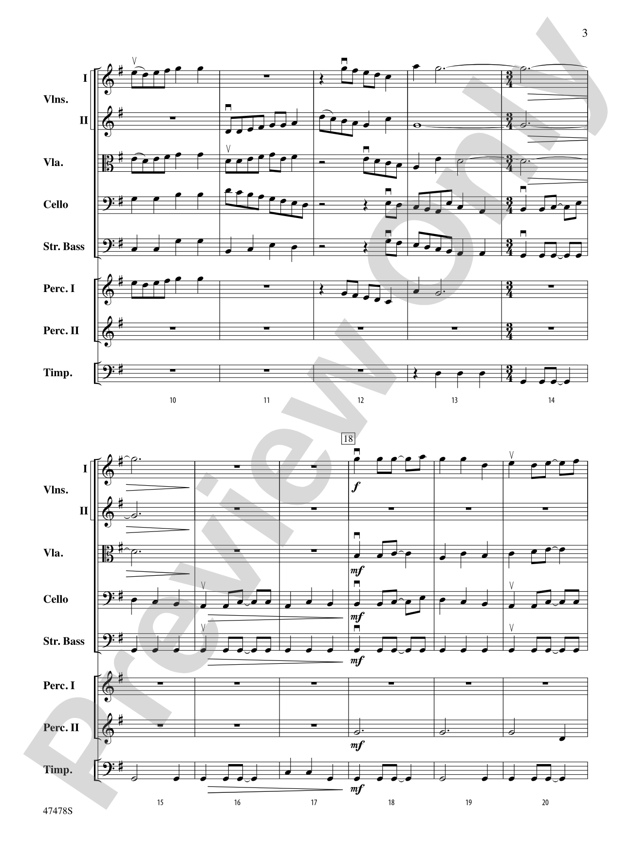 A Festival of Christmas: String Orchestra Conductor Score & Parts