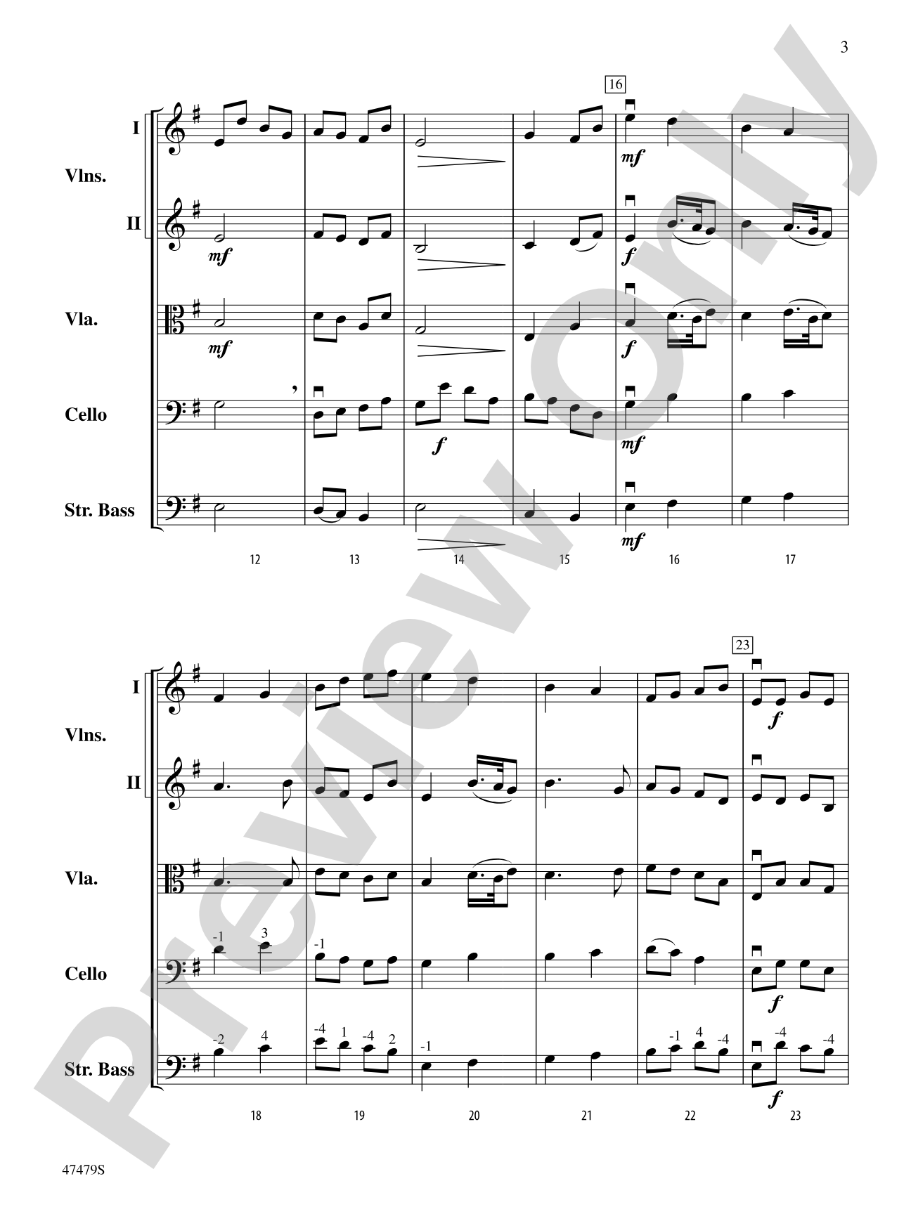 Minstrel: String Orchestra Conductor Score & Parts