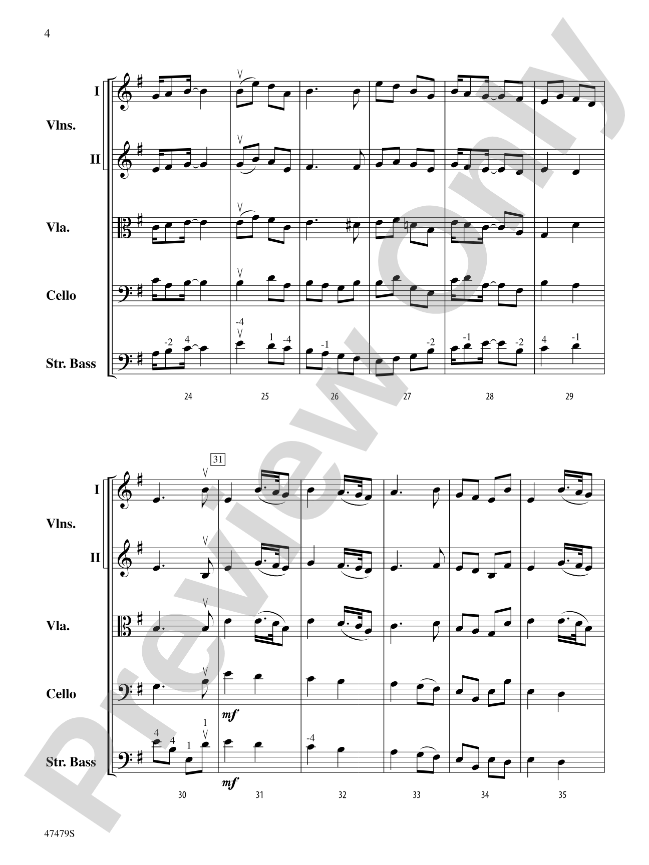 Minstrel: String Orchestra Conductor Score & Parts