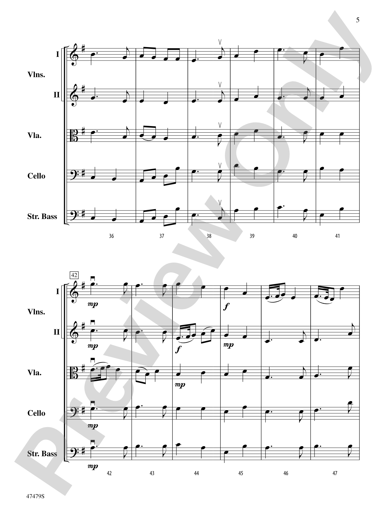 Minstrel: String Orchestra Conductor Score & Parts