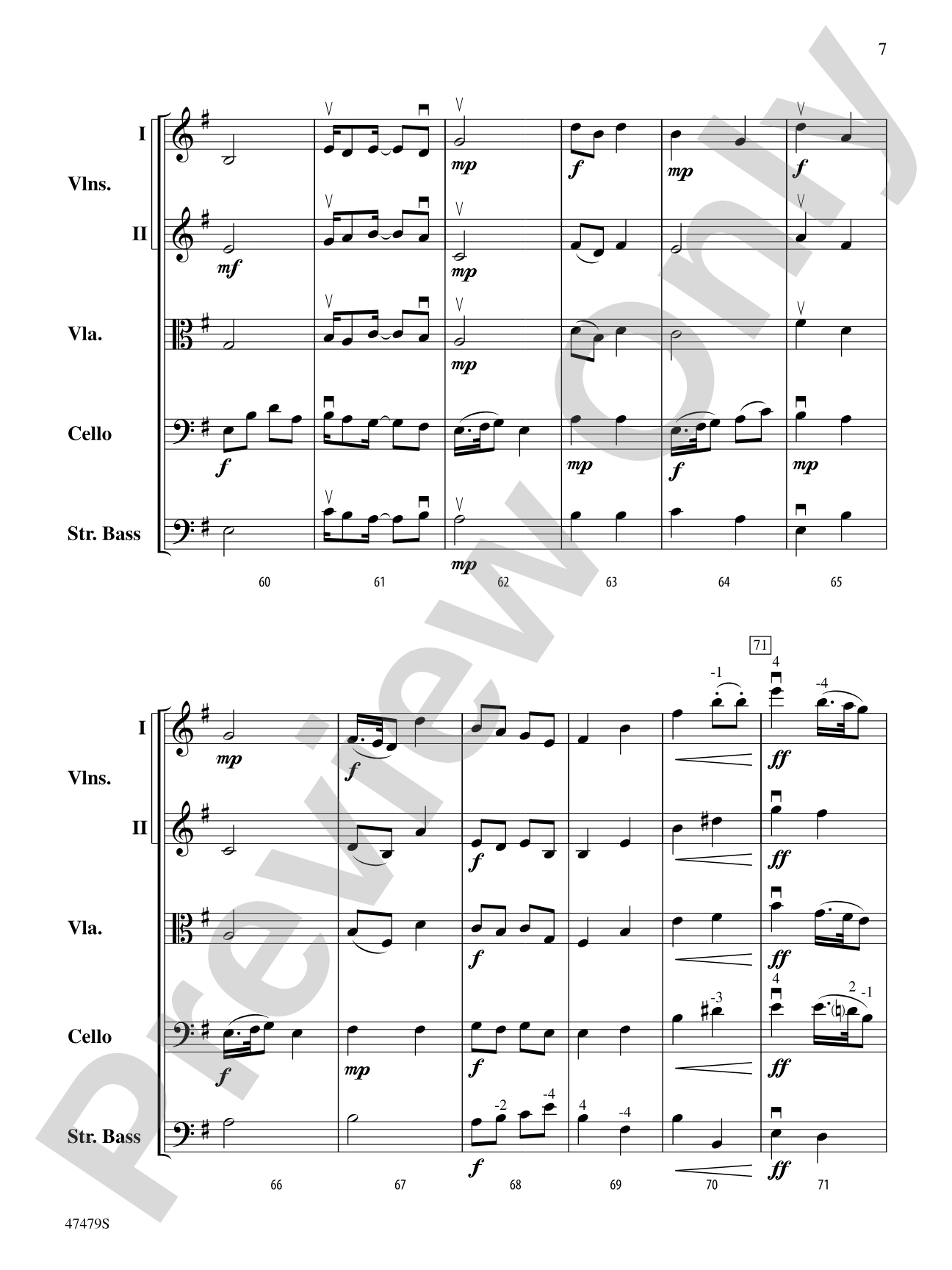 Minstrel: String Orchestra Conductor Score & Parts