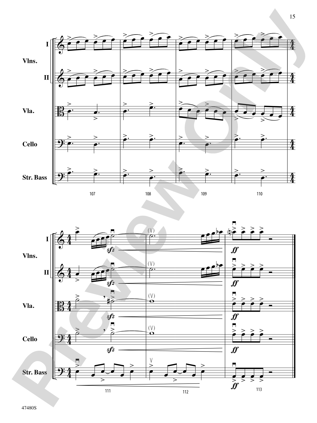 Primal Strings: String Orchestra Conductor Score & Parts