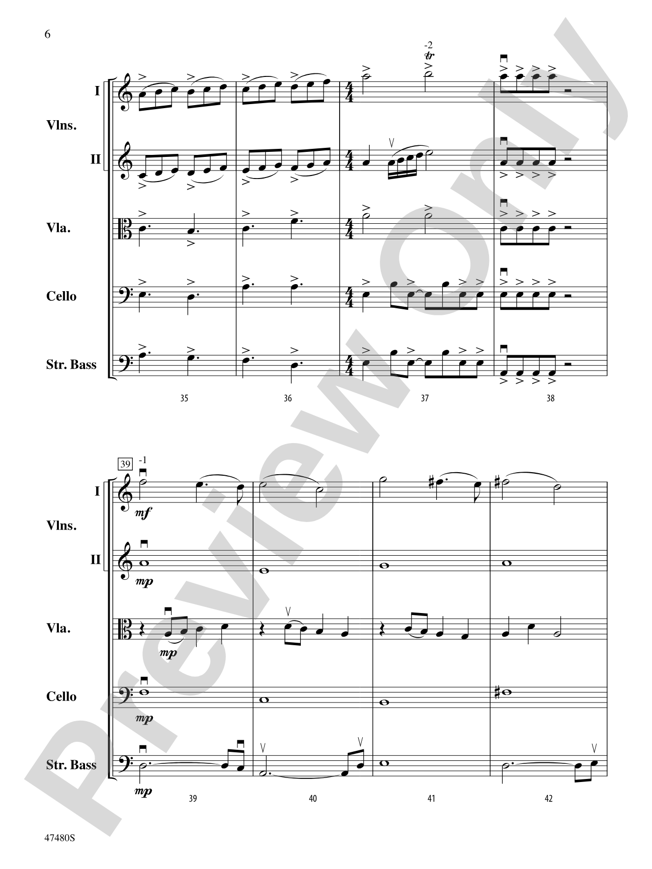 Primal Strings: String Orchestra Conductor Score & Parts