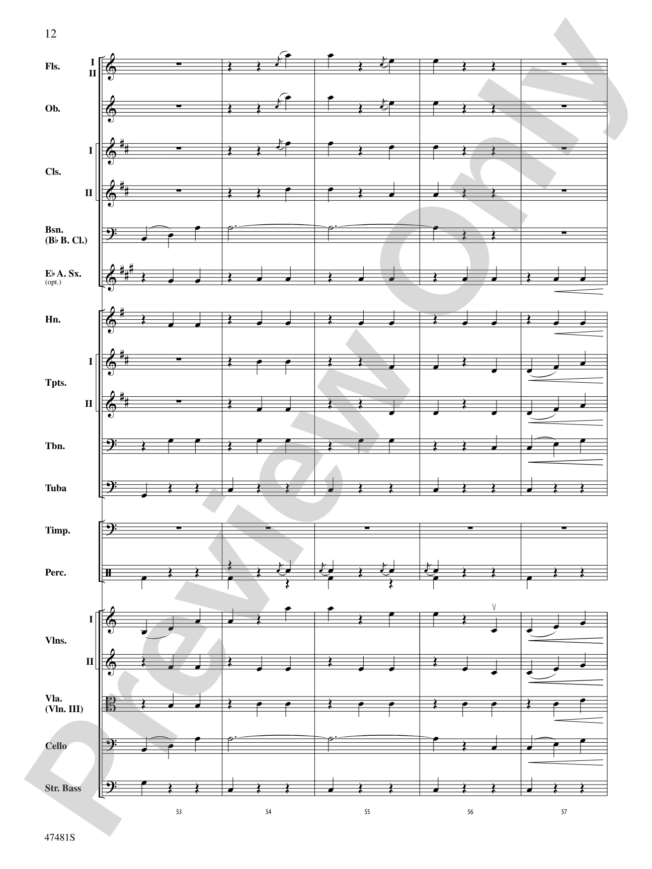 The Blue Danube Waltz: Score