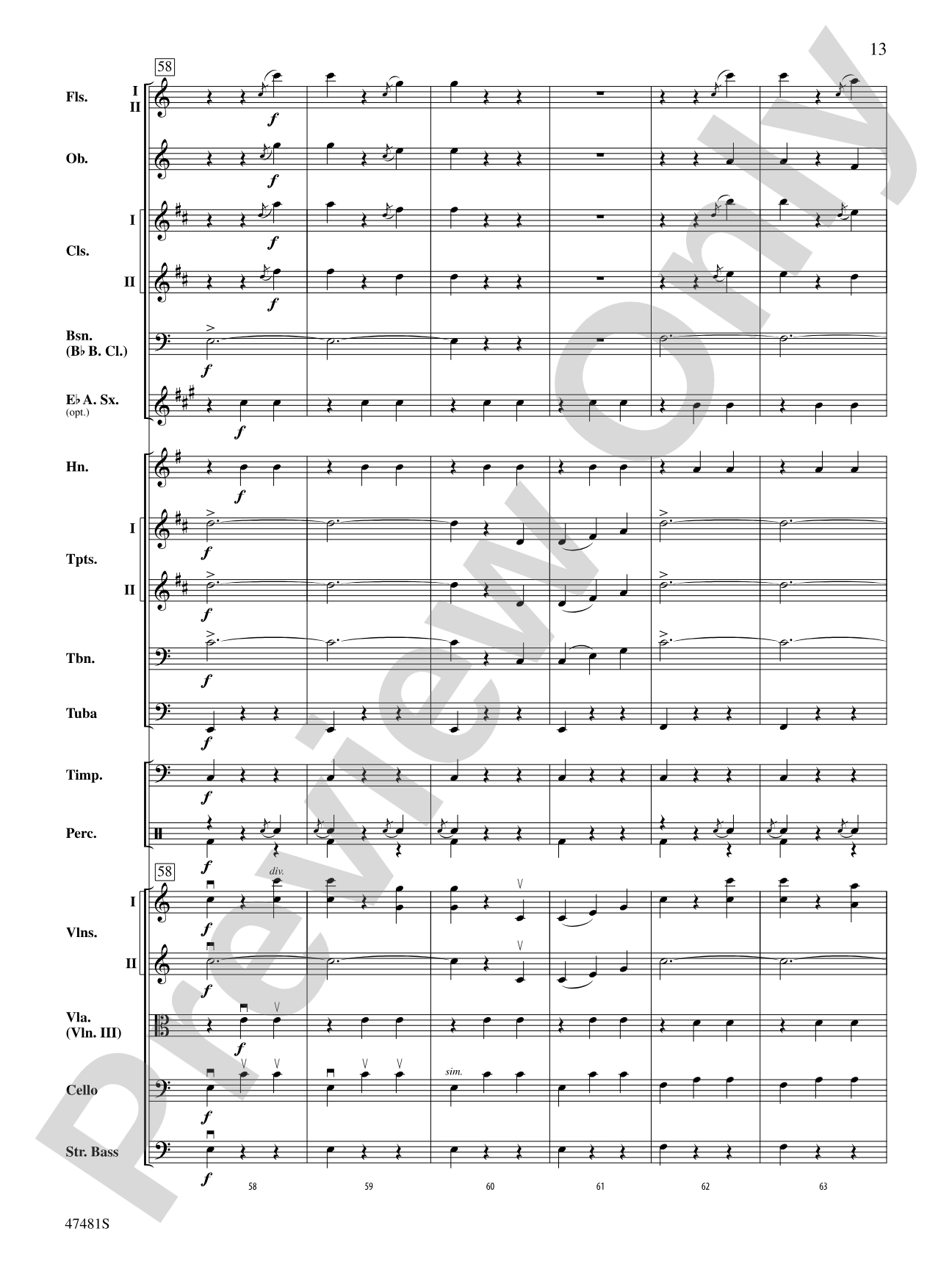 The Blue Danube Waltz: Score