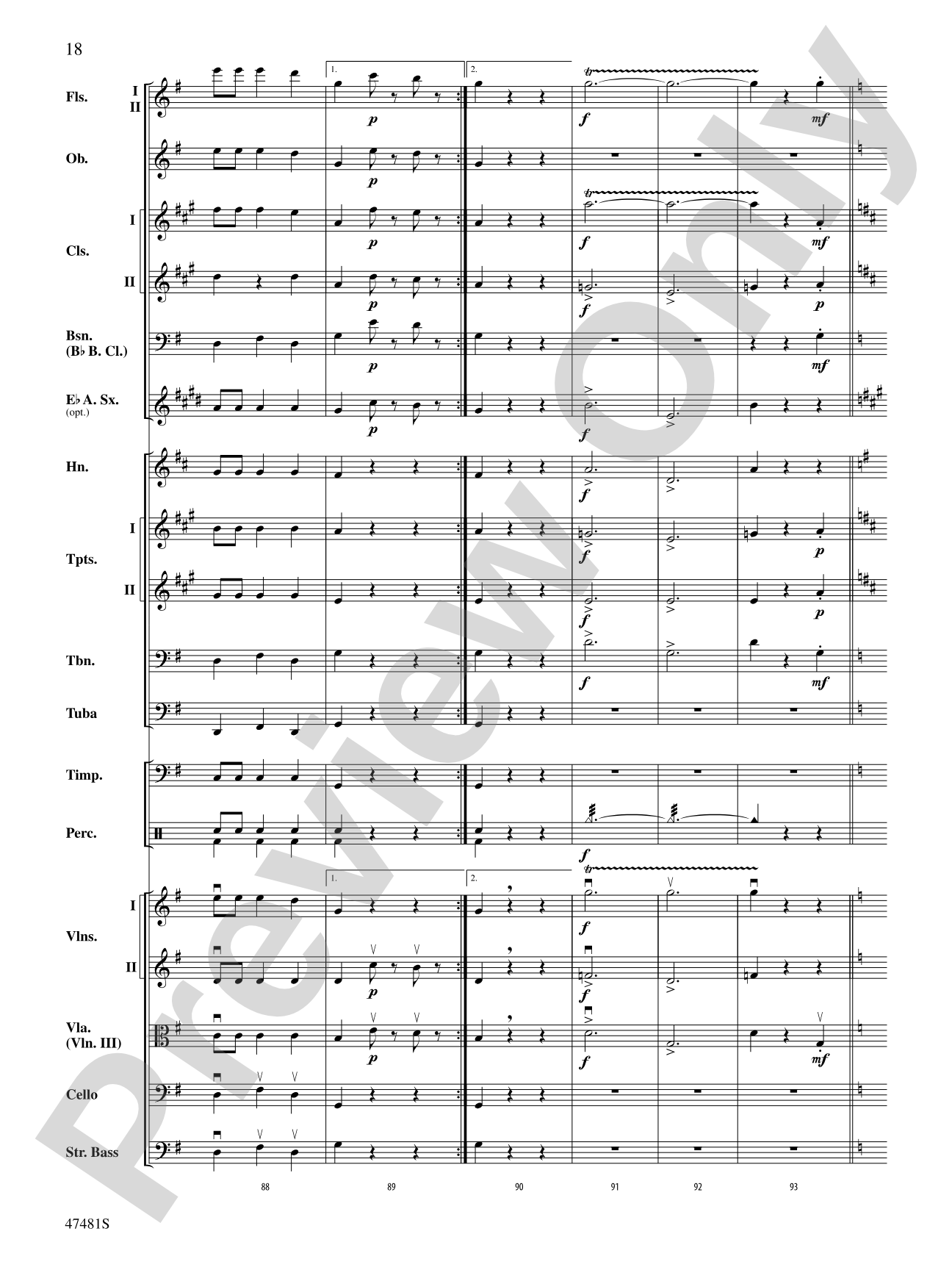 The Blue Danube Waltz: Score