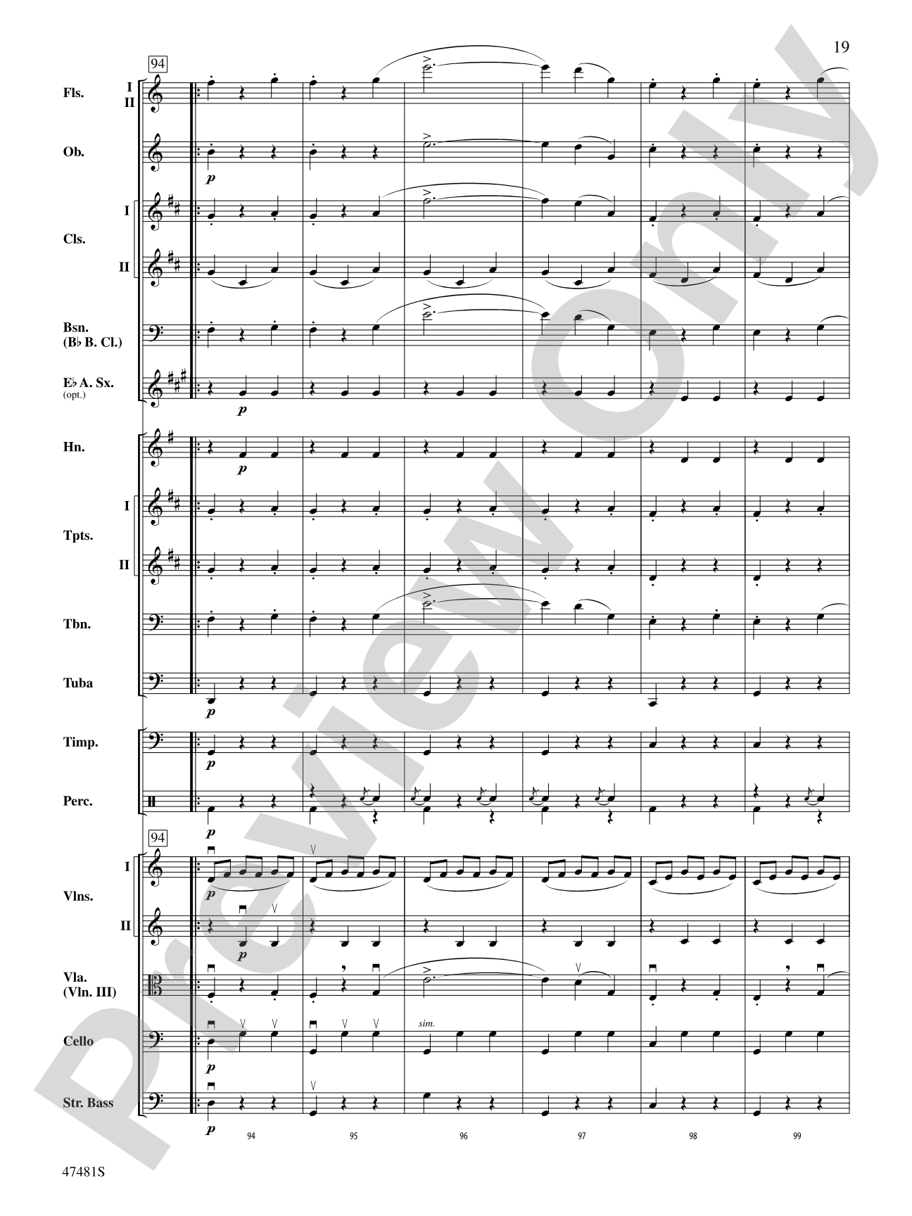 The Blue Danube Waltz: Score
