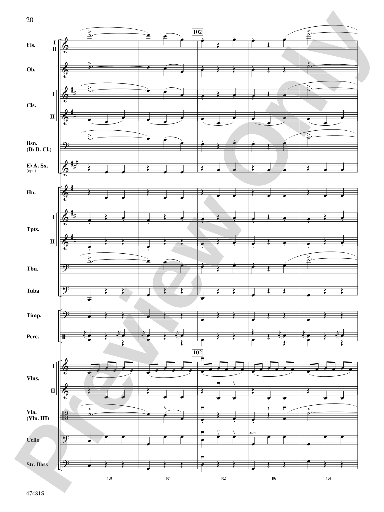 The Blue Danube Waltz: Score
