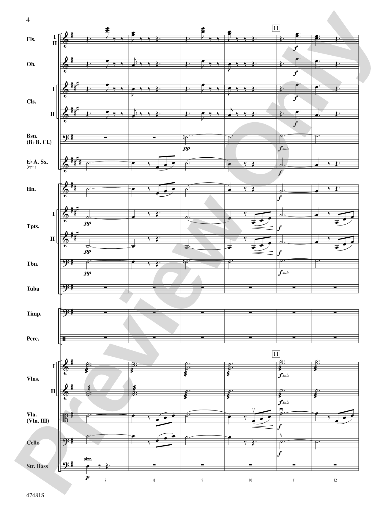 The Blue Danube Waltz: Score