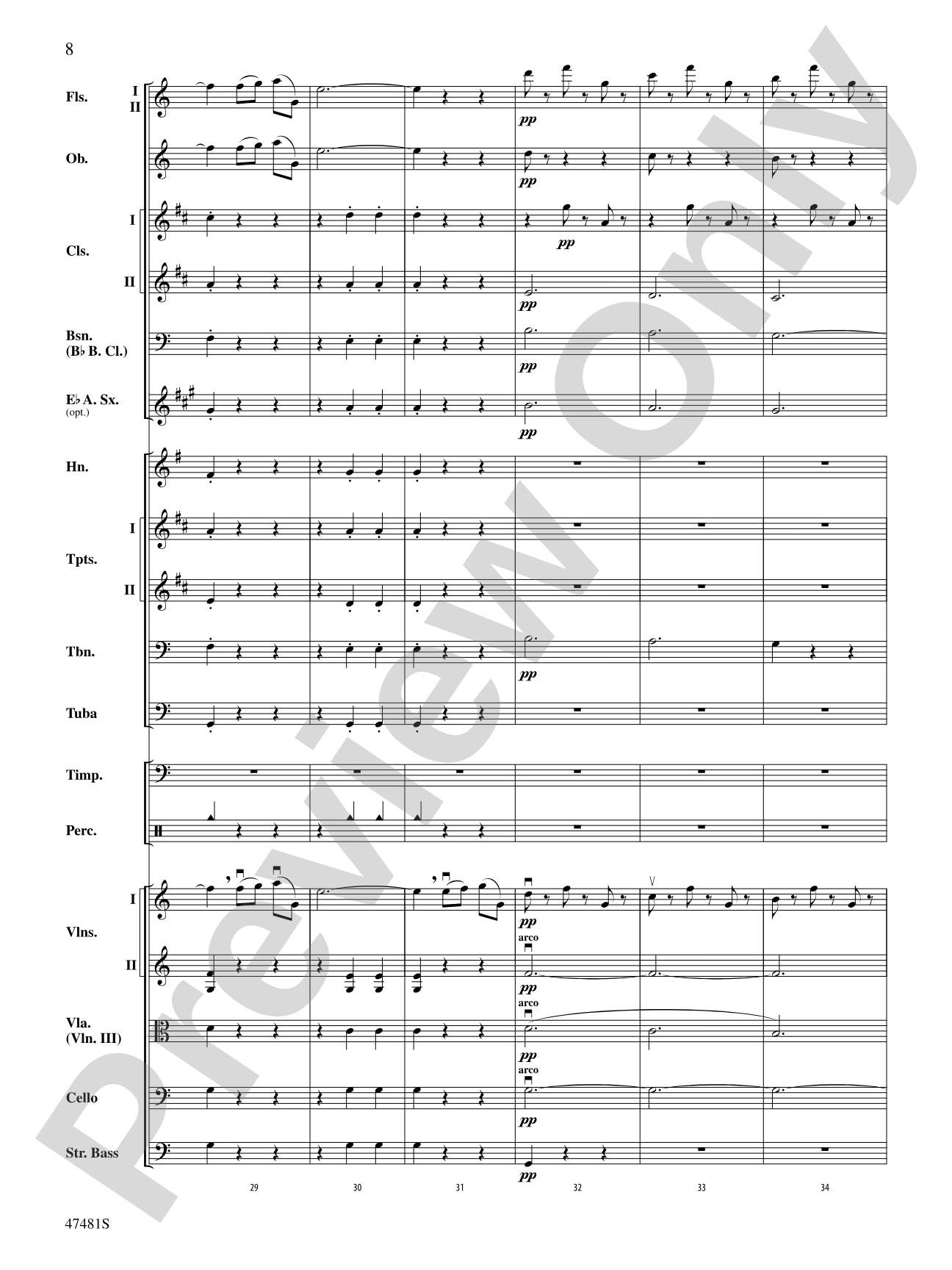 The Blue Danube Waltz: Score