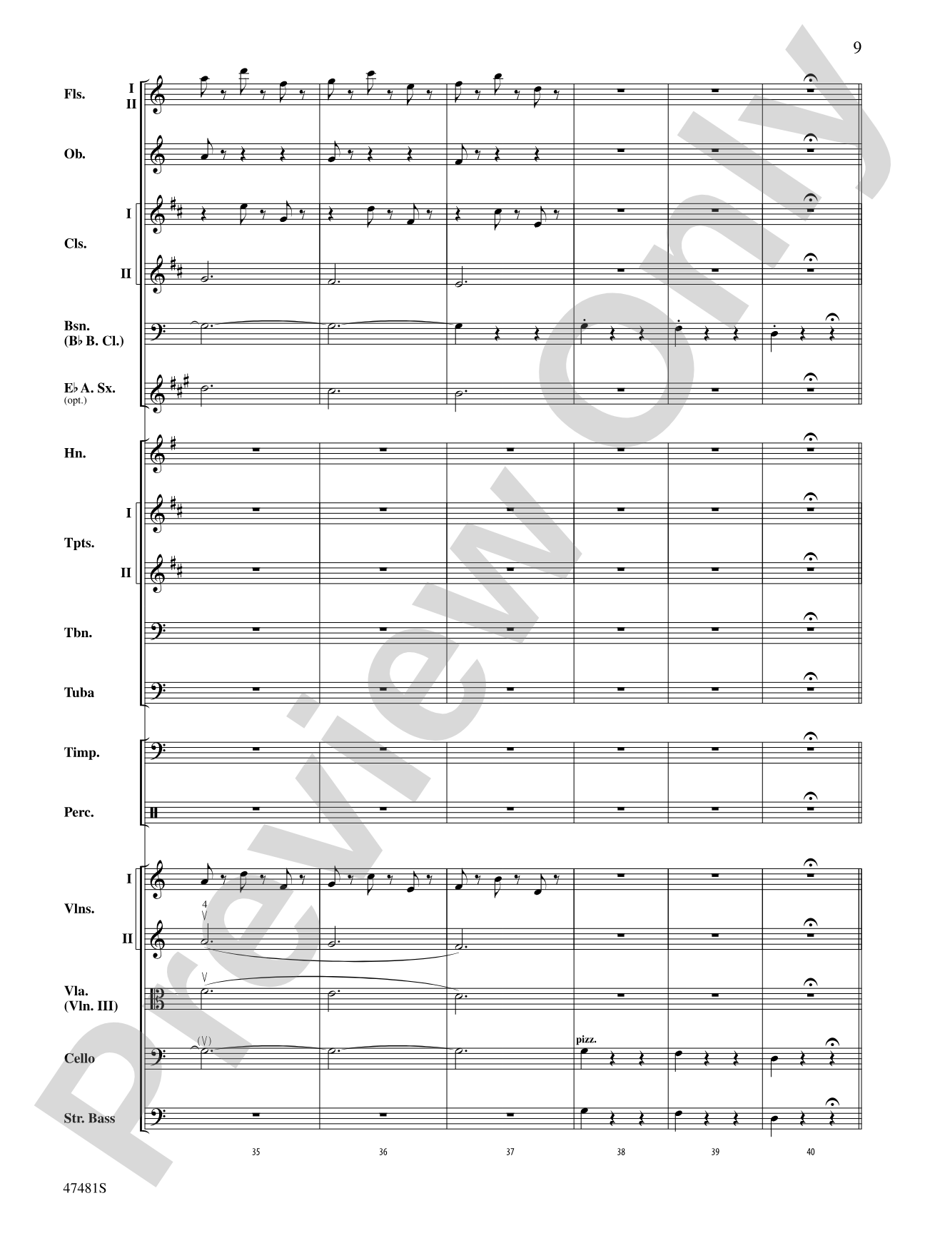 The Blue Danube Waltz: Score