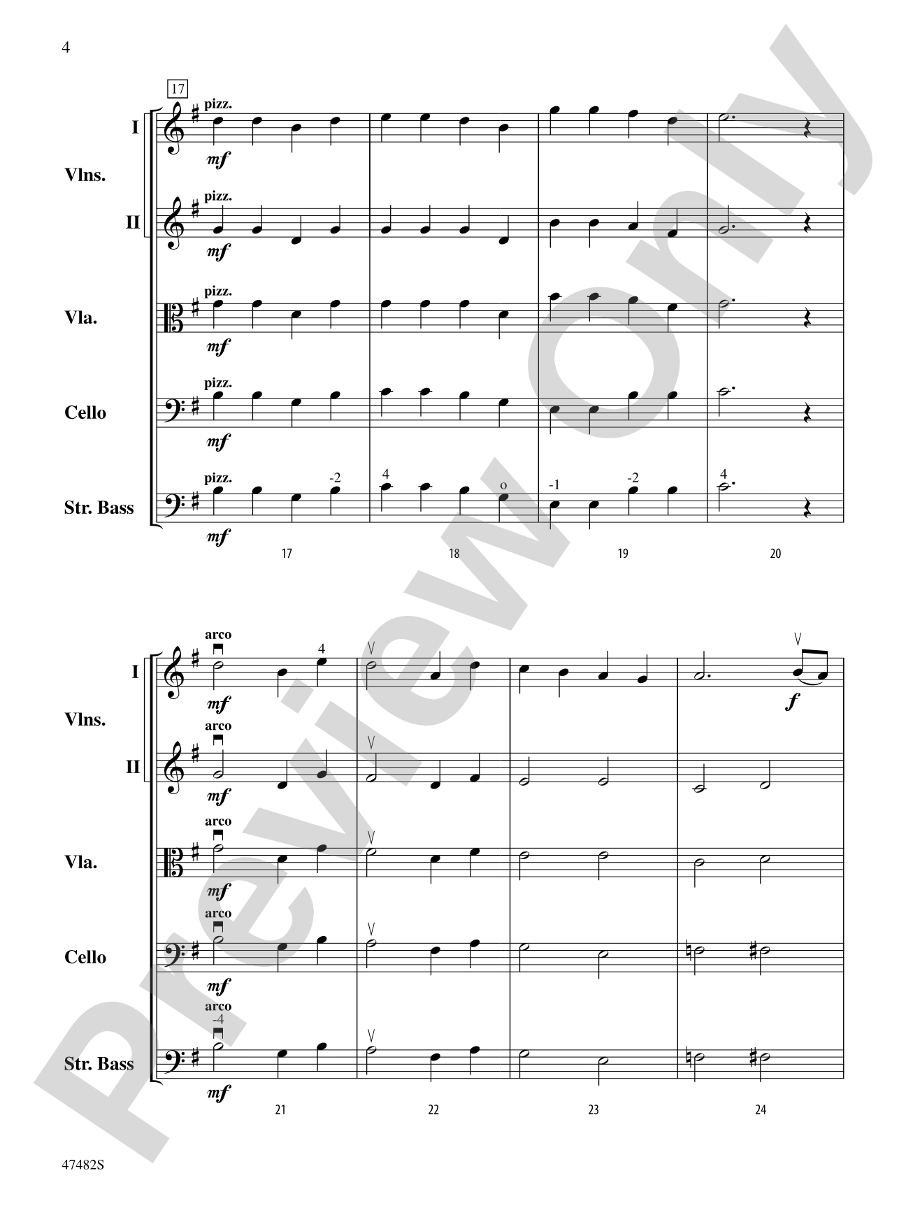 Rainbow's End: String Orchestra Conductor Score & Parts