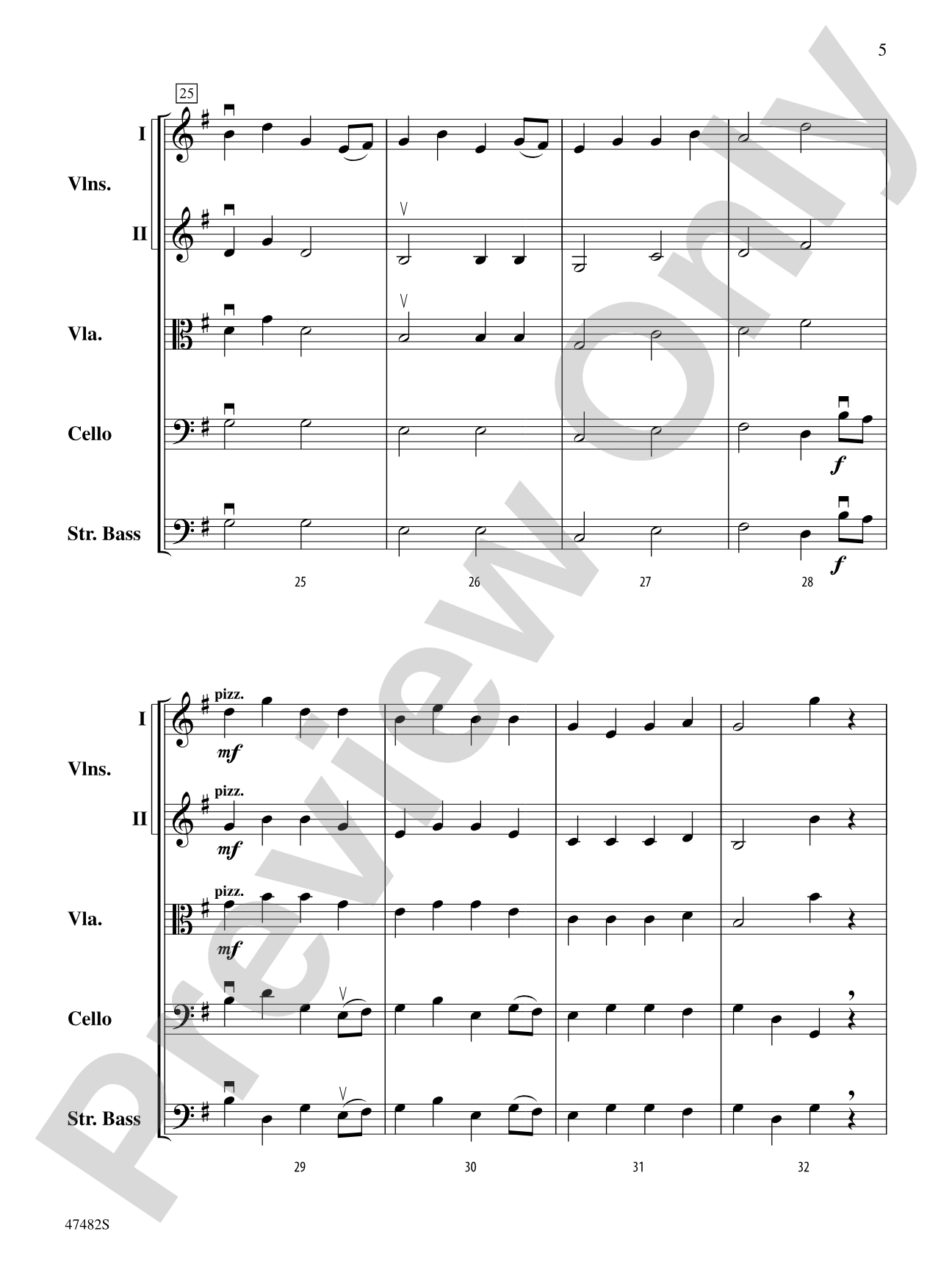 Rainbow's End: String Orchestra Conductor Score & Parts