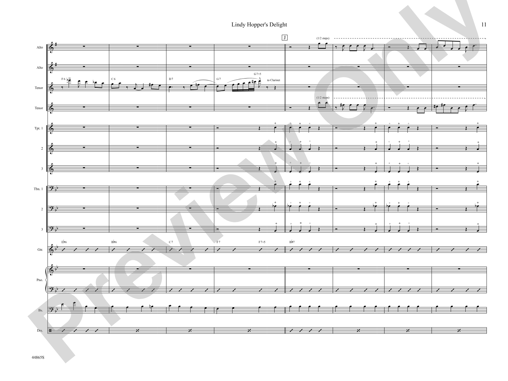 Lindy Hopper's Delight: Jazz Ensemble Conductor Score & Parts