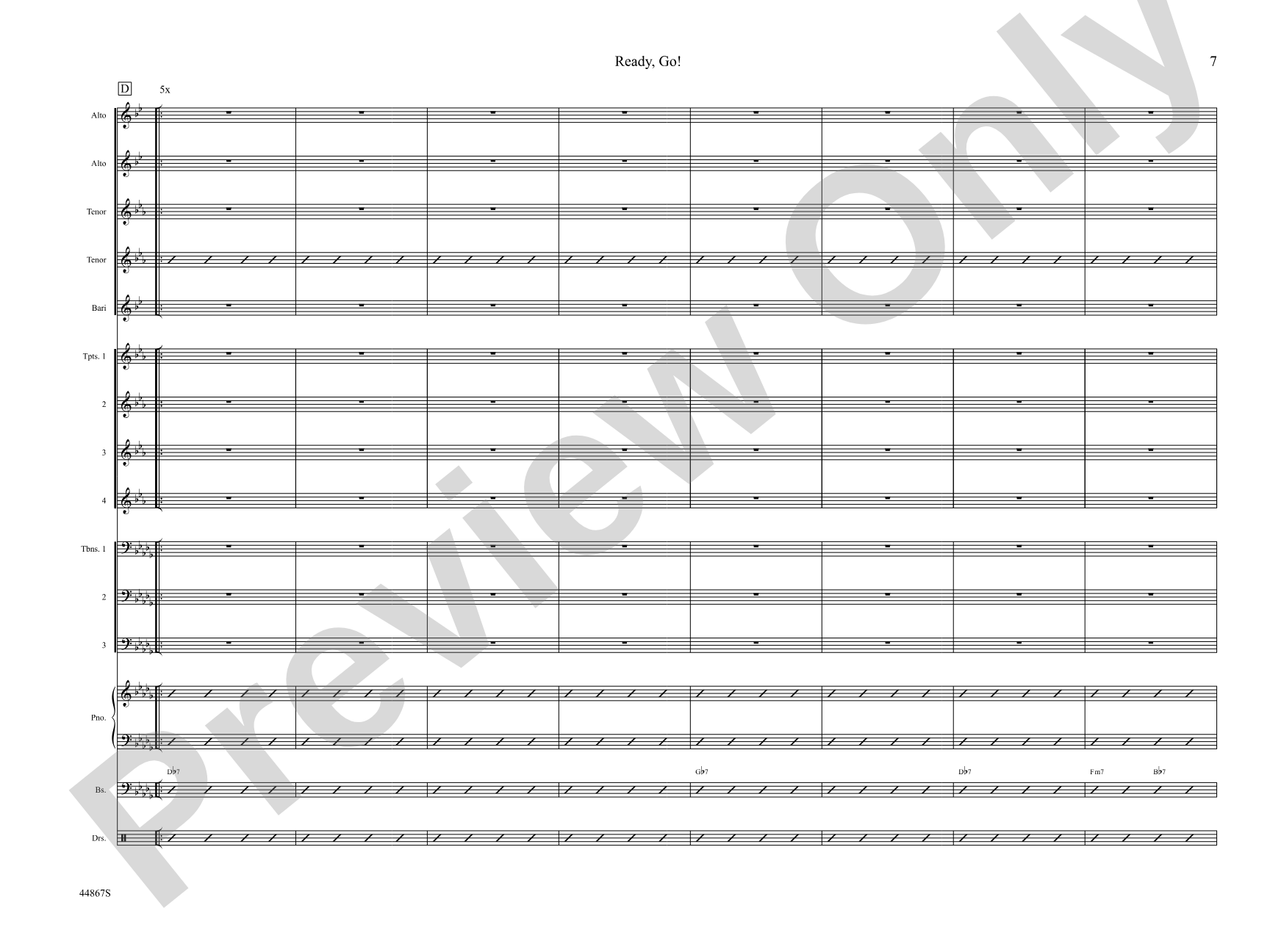 Ready, Go! from Toot Suite: Jazz Ensemble Conductor Score & Parts