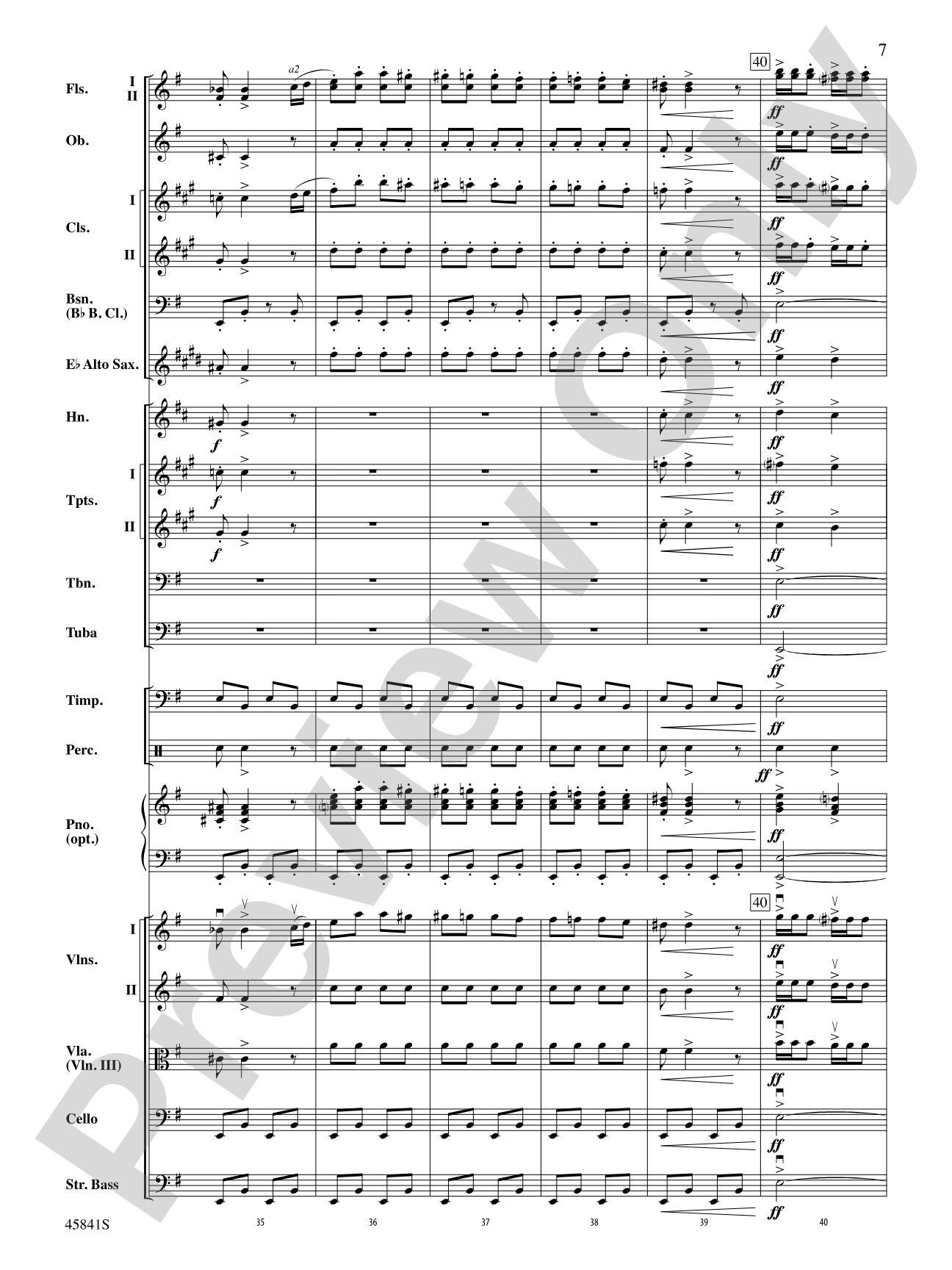 March of the Dwarfs: Full Orchestra Conductor Score & Parts