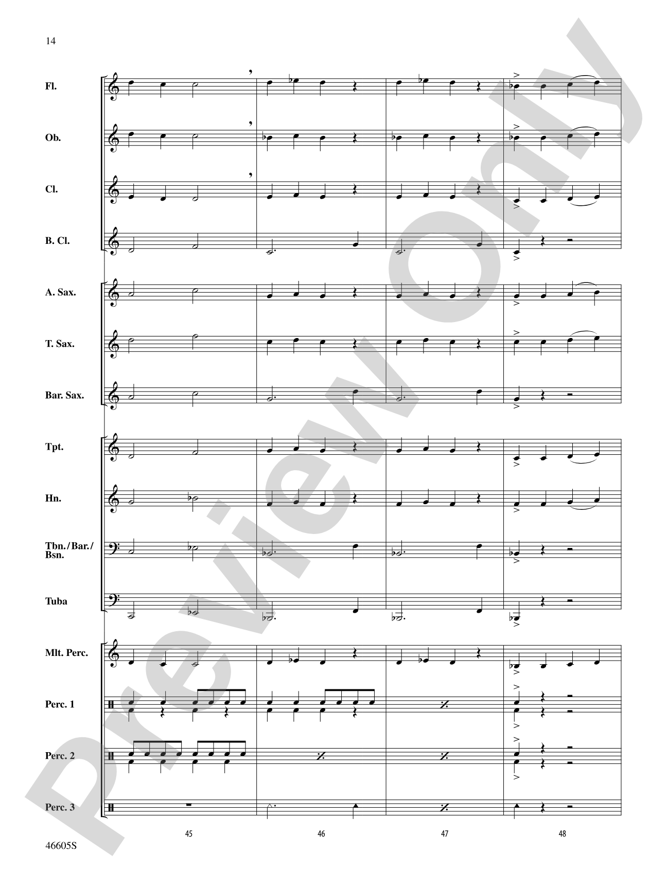 Ode to Three Ships: Concert Band Conductor Score & Parts