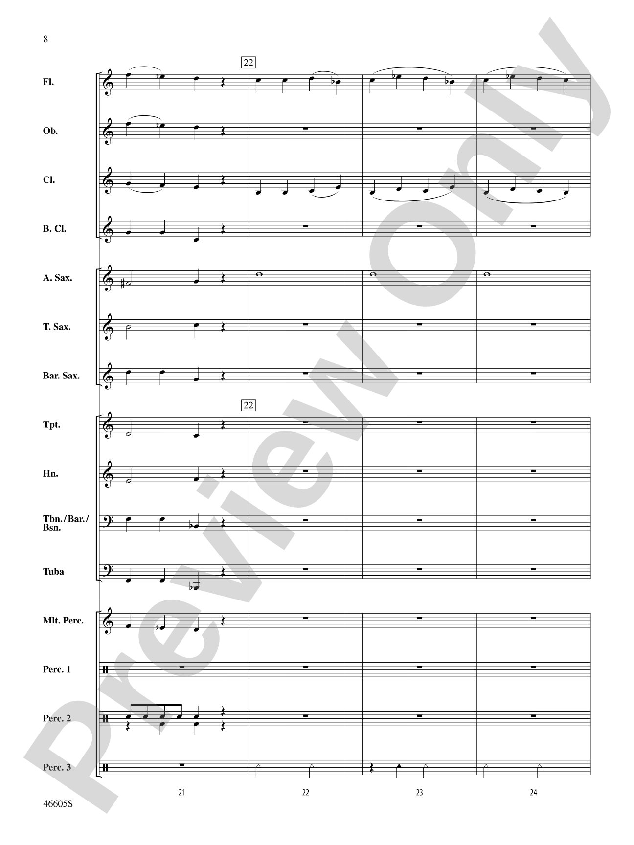 Ode to Three Ships: Concert Band Conductor Score & Parts