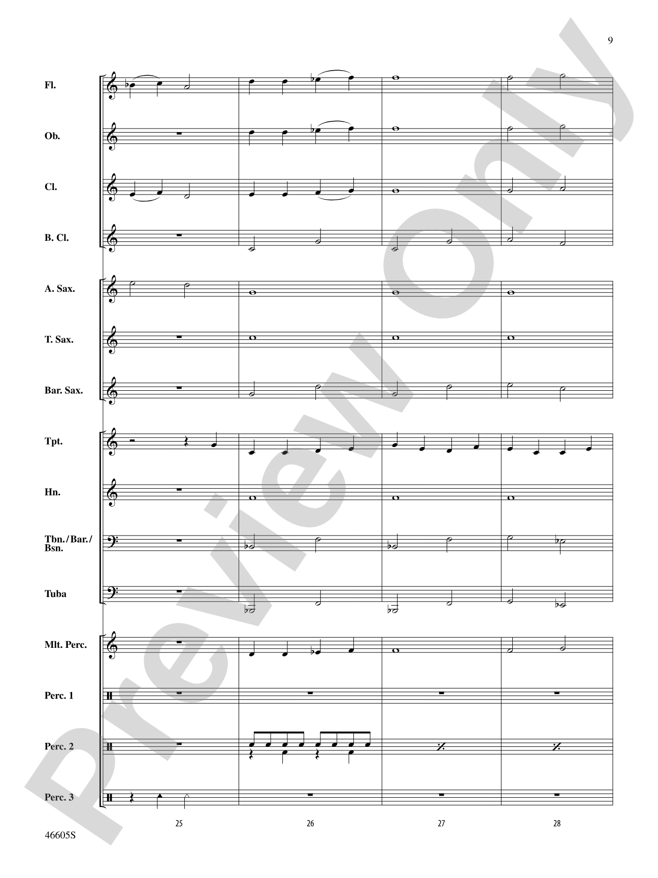 Ode to Three Ships: Concert Band Conductor Score & Parts