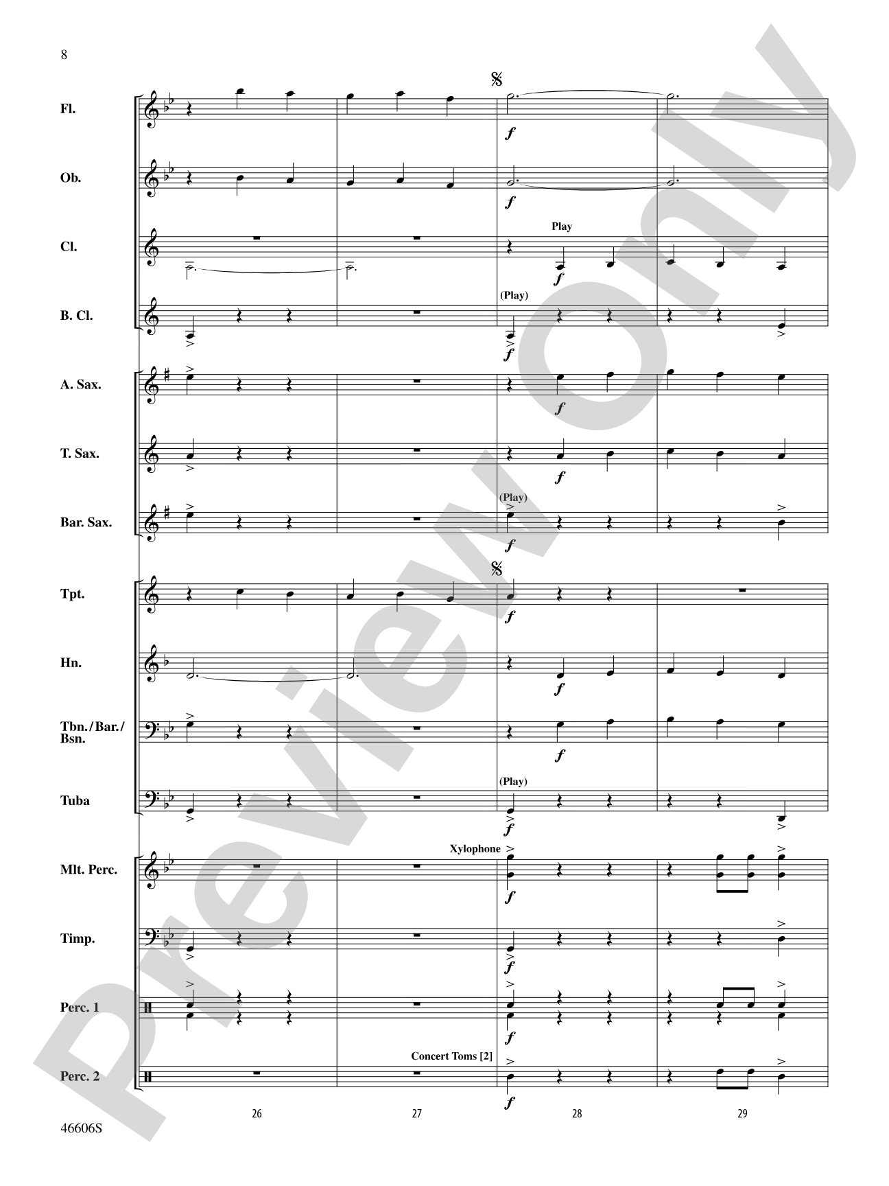 Maya: The Lost Empire: Concert Band Conductor Score & Parts