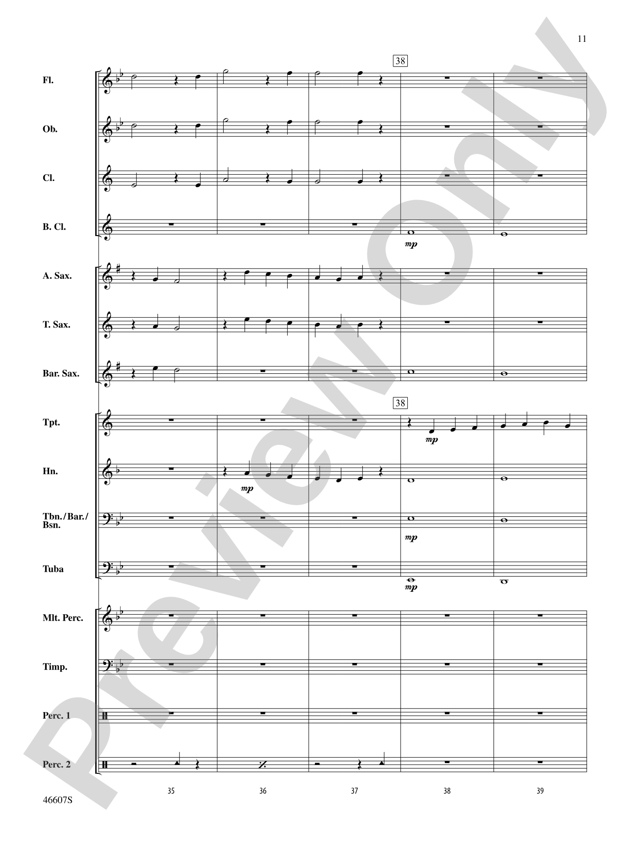 Come the Brave: Score