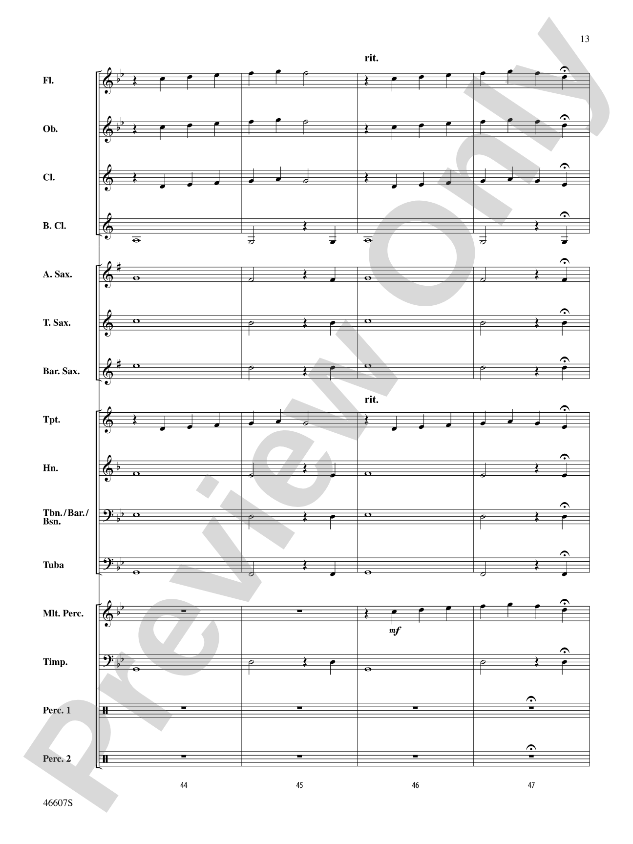 Come the Brave: Score