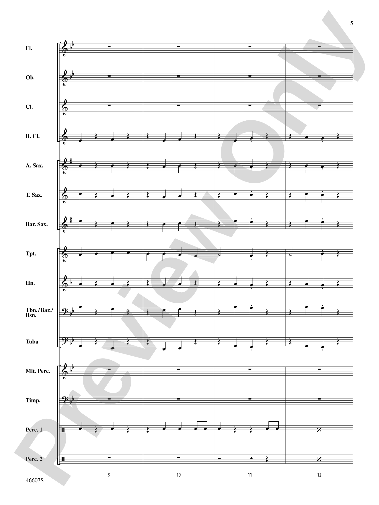 Come the Brave: Score