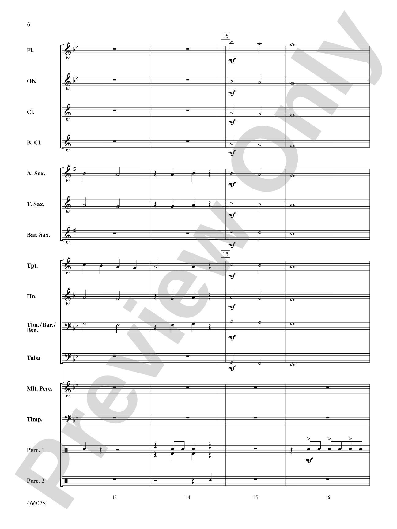Come the Brave: Score
