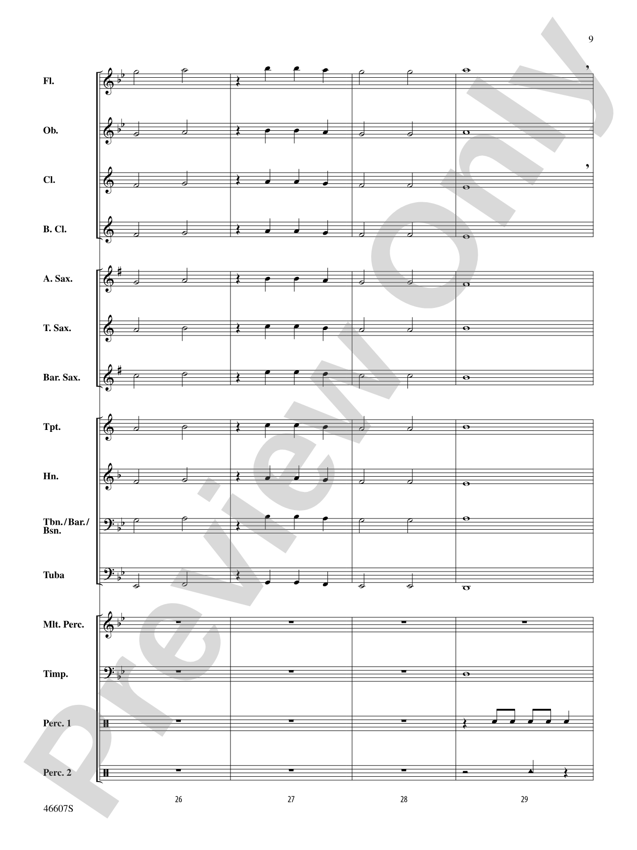 Come the Brave: Score
