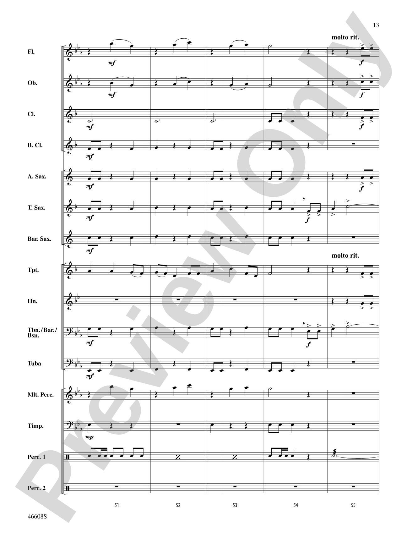 Sketches on a Shaped-Note Tune: Concert Band Conductor Score & Parts