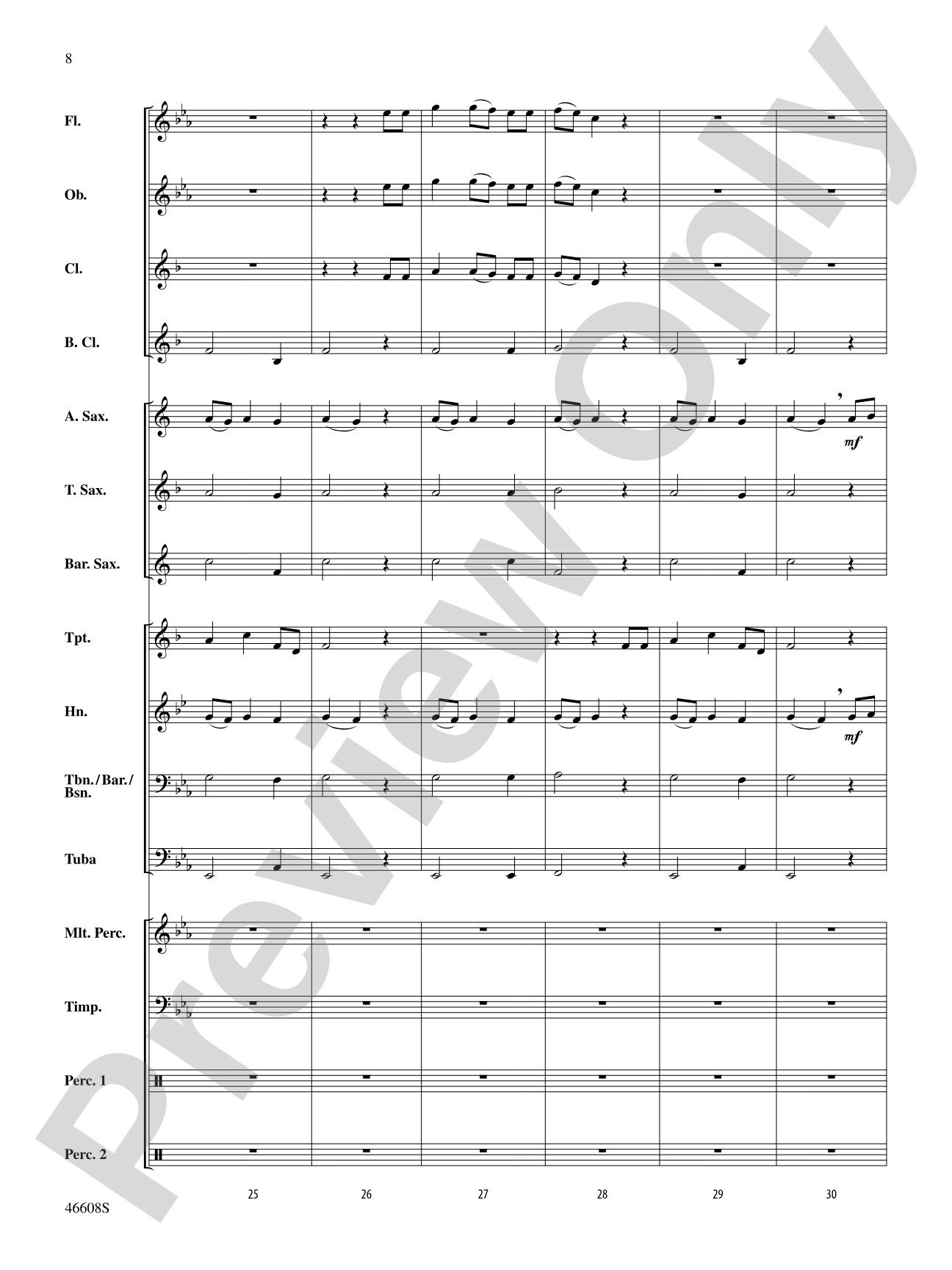 Sketches on a Shaped-Note Tune: Concert Band Conductor Score & Parts