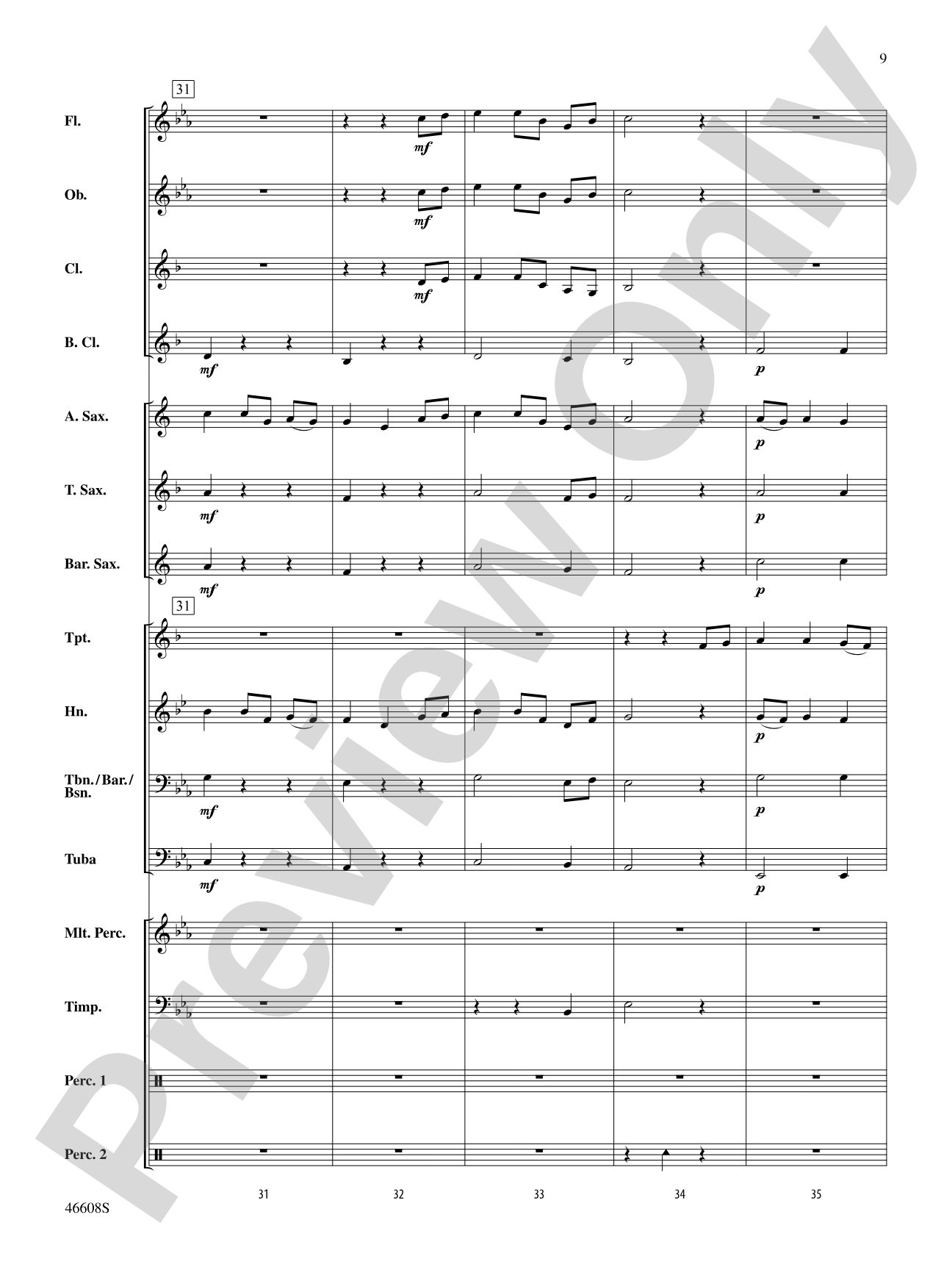 Sketches on a Shaped-Note Tune: Concert Band Conductor Score & Parts