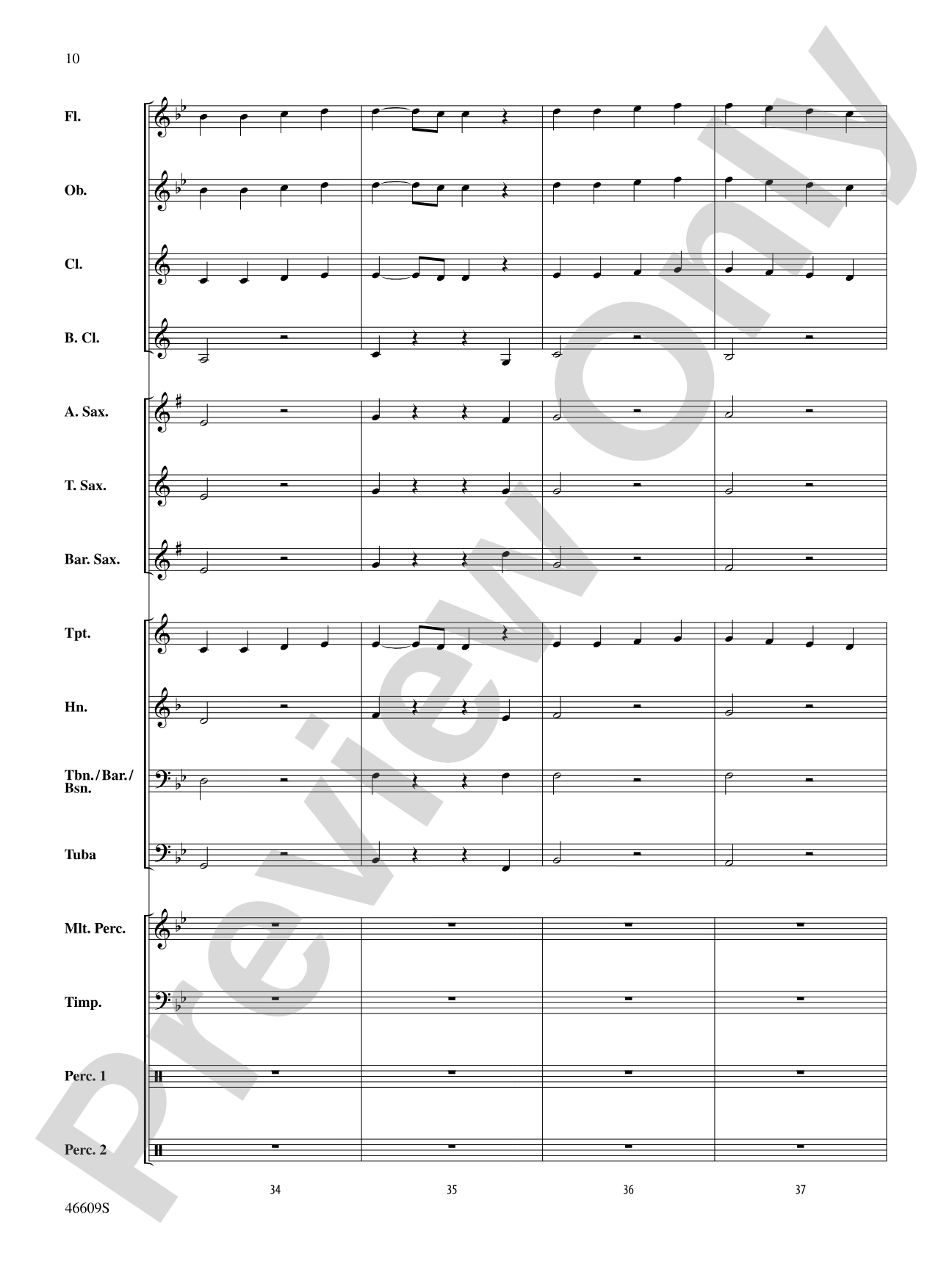 A (Very) Short History of Music: Concert Band Conductor Score & Parts