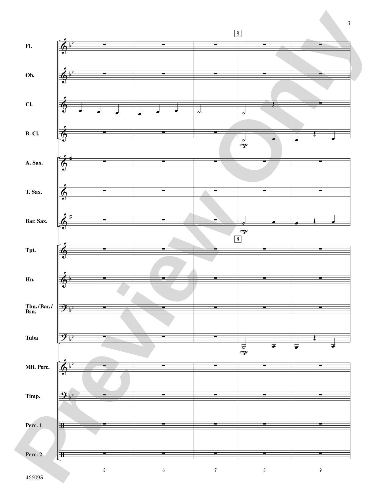 A (Very) Short History of Music: Concert Band Conductor Score & Parts
