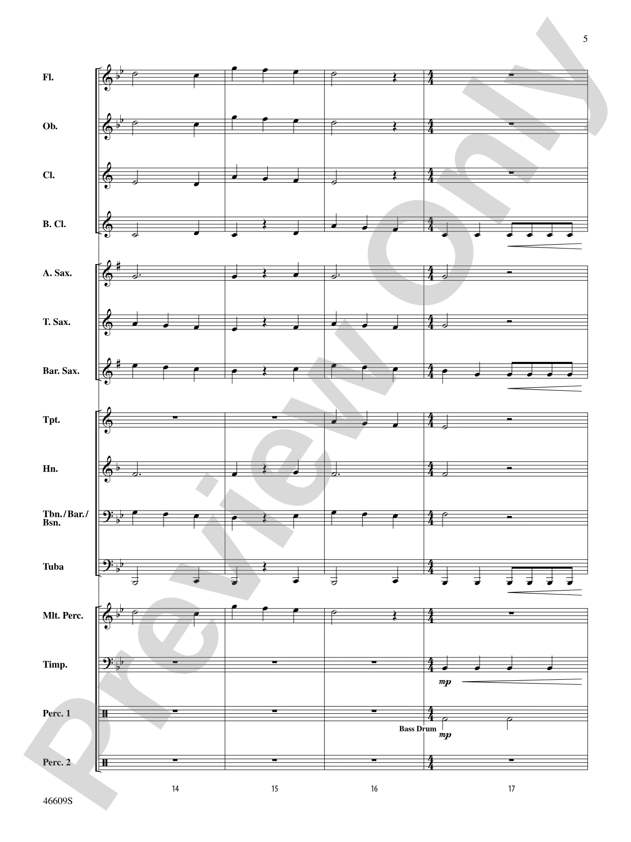 A (Very) Short History of Music: Concert Band Conductor Score & Parts