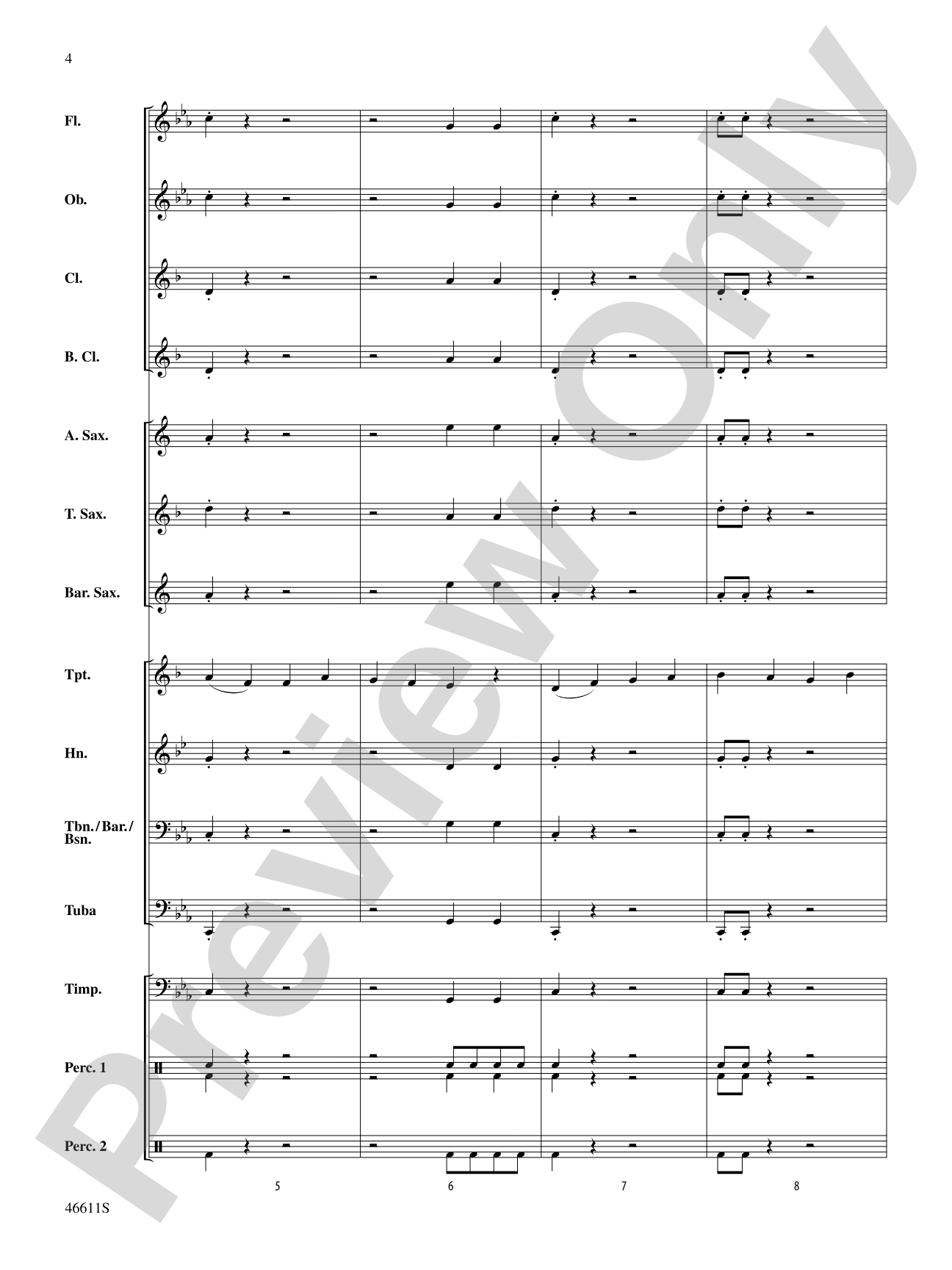 Slingshot: Concert Band Conductor Score & Parts