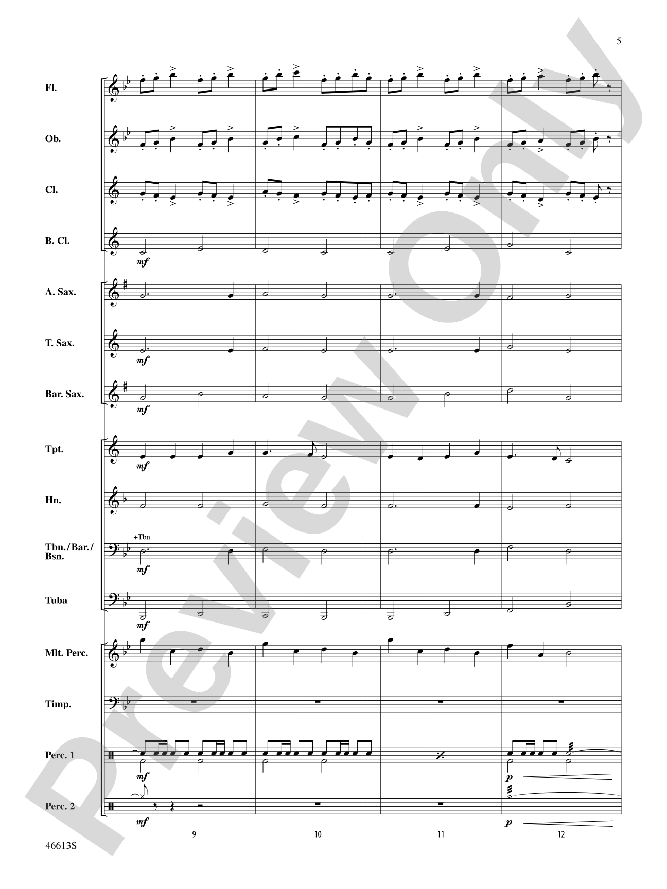 Joy! A Holiday Fanfare: Concert Band Conductor Score & Parts