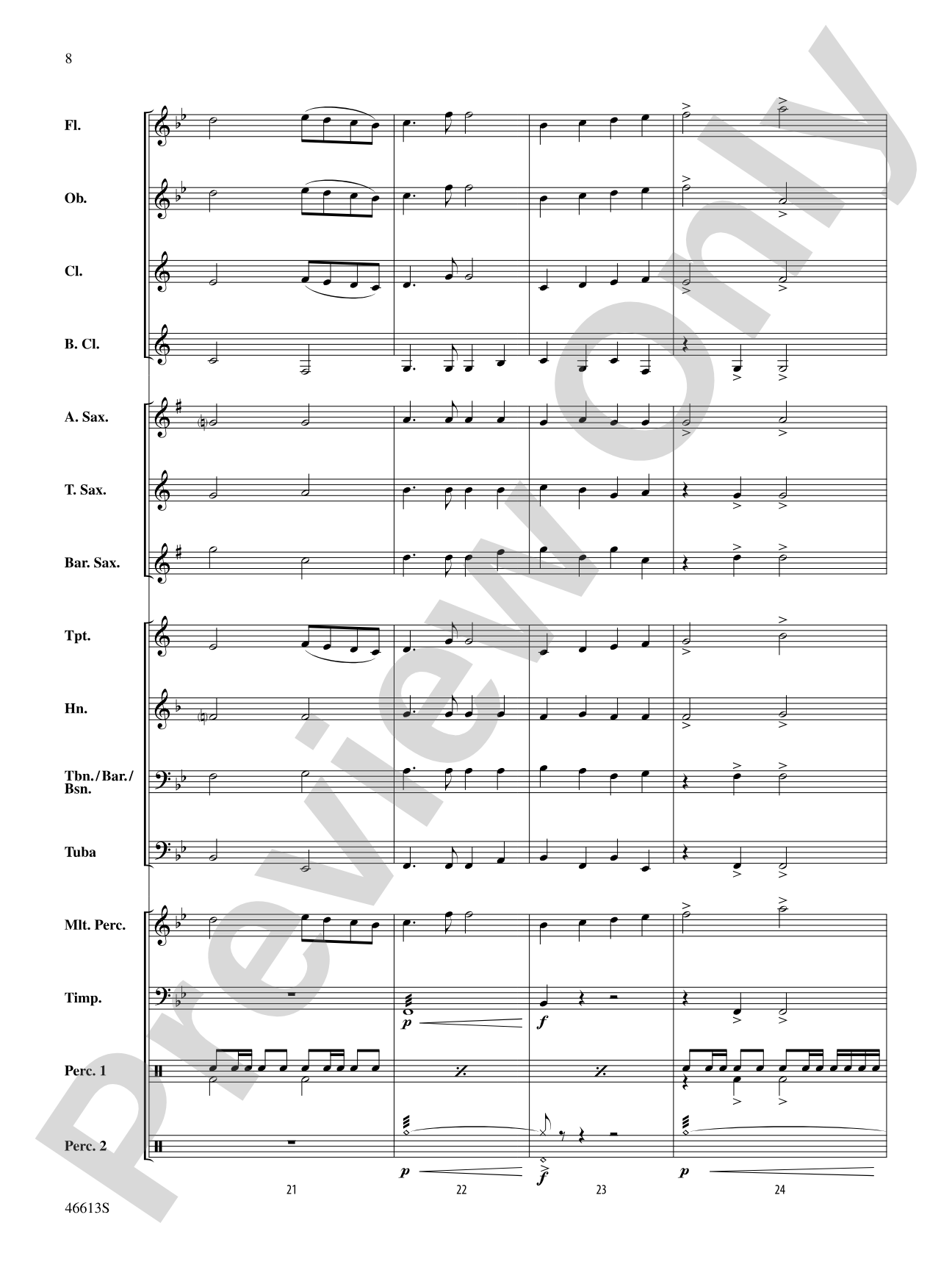 Joy! A Holiday Fanfare: Concert Band Conductor Score & Parts